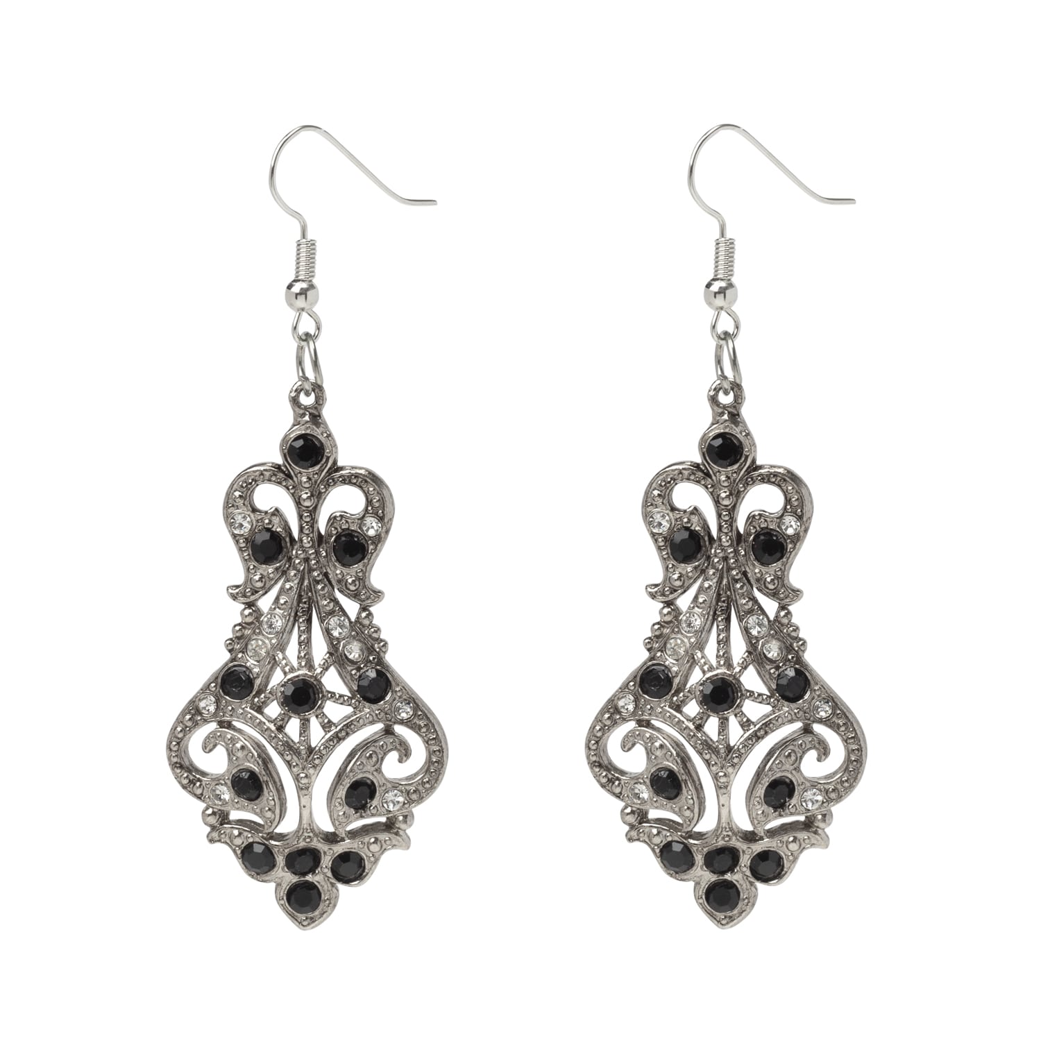 Vintage Silver Plated Lilibeth Earrings