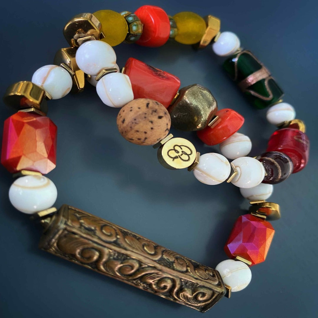 Vintage Style Tibetan Bracelet Set