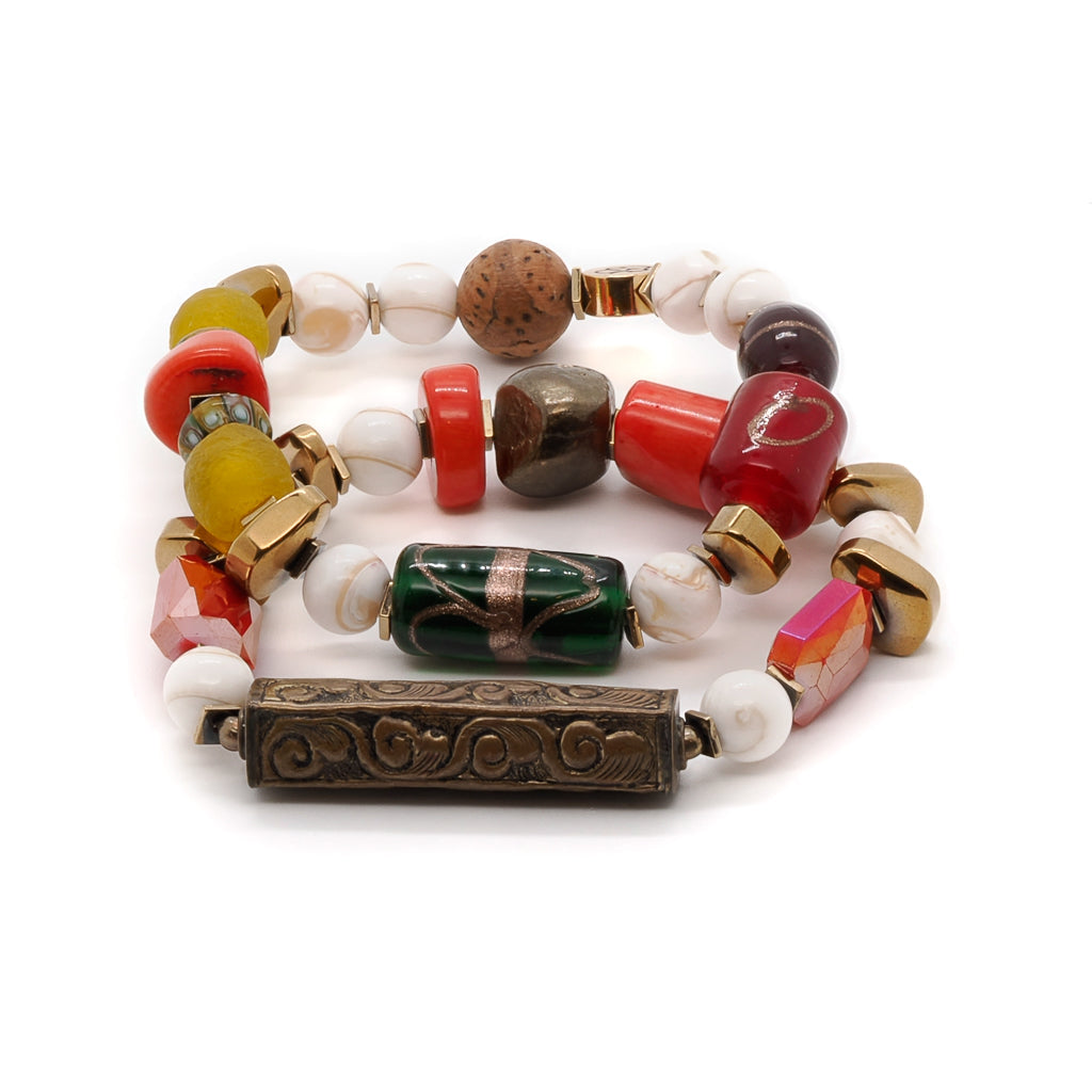 Vintage Style Tibetan Bracelet Set