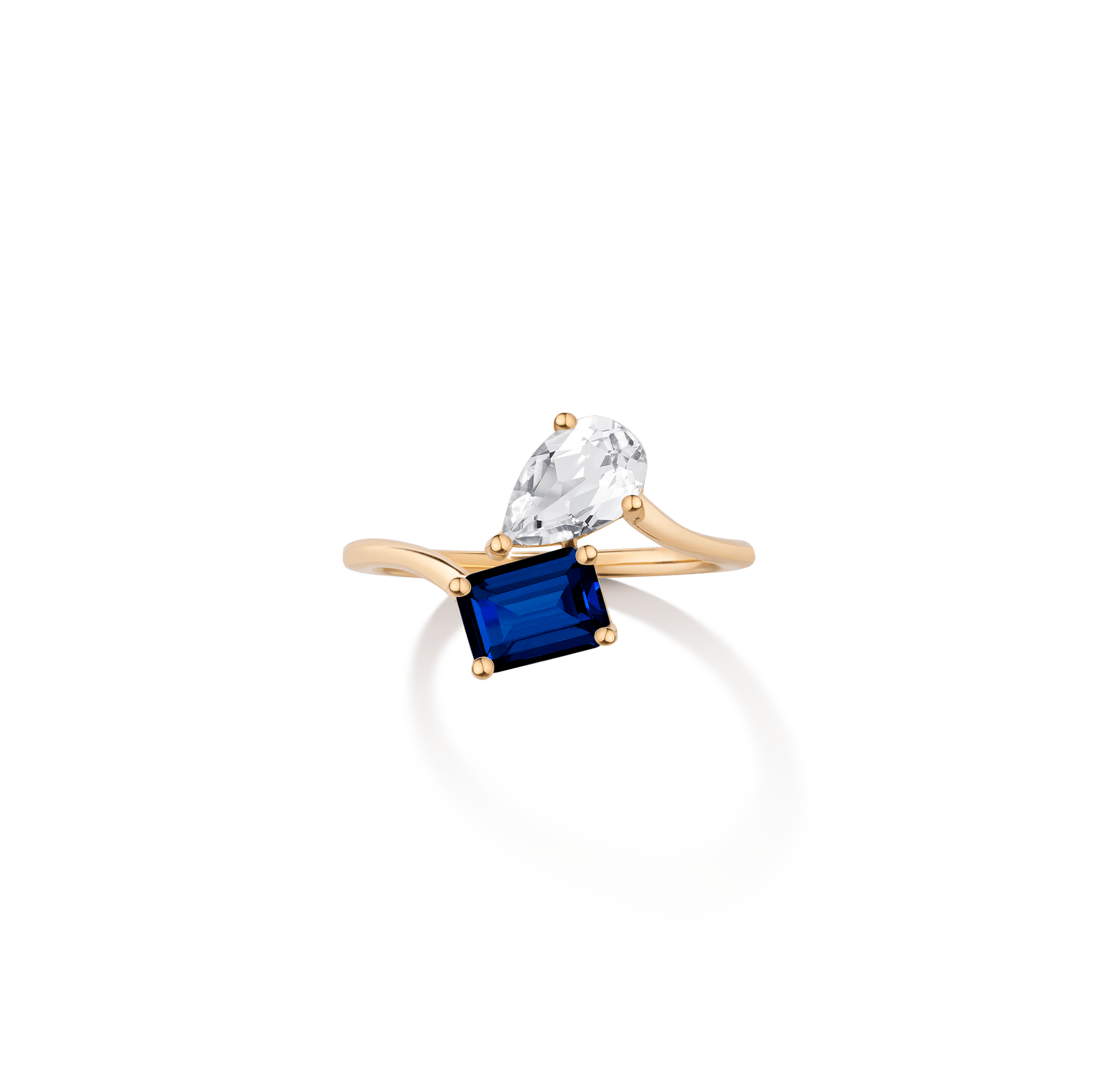 Toi et Moi Gemstone Heirloom Ring