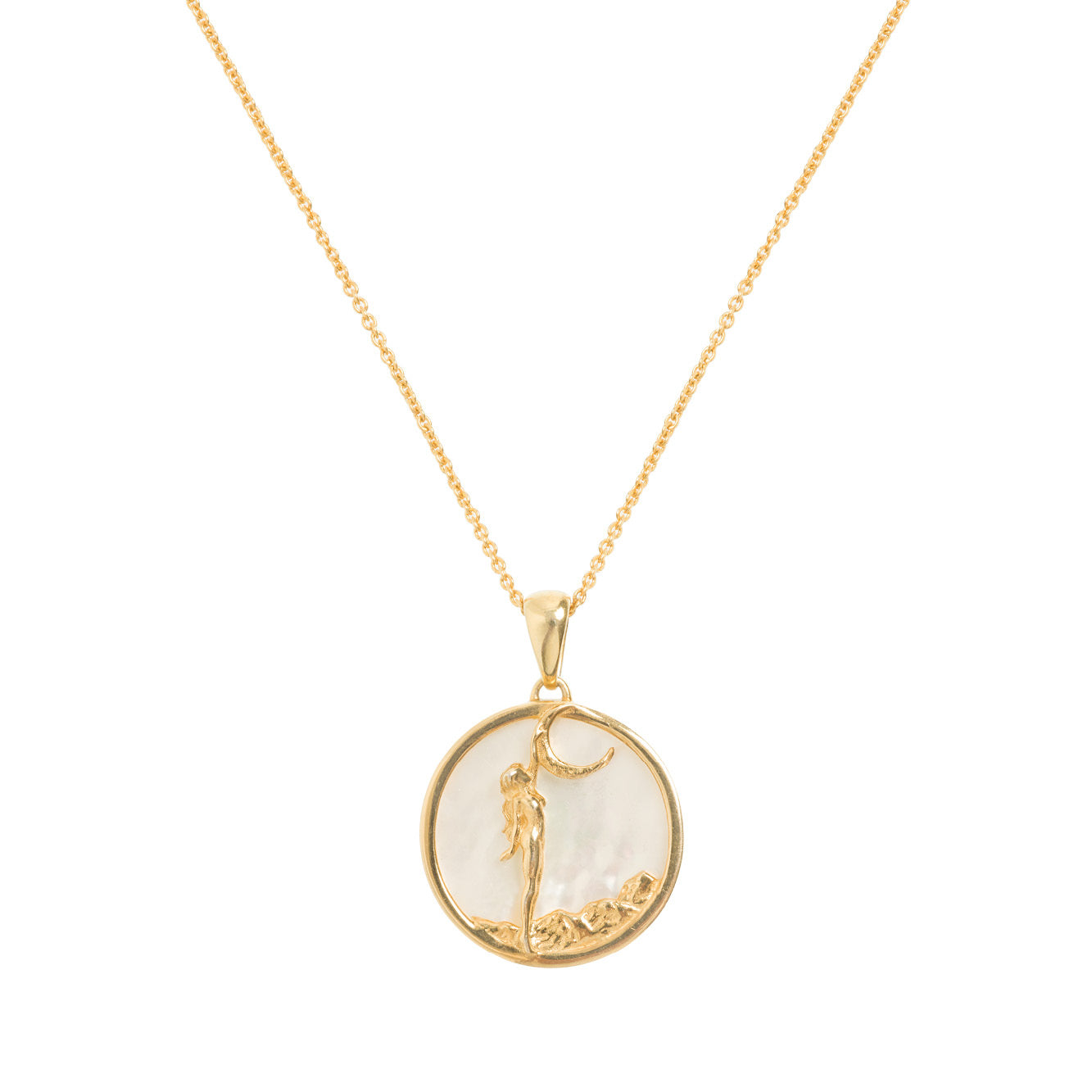 Virgo, Gold Zodiac Necklace