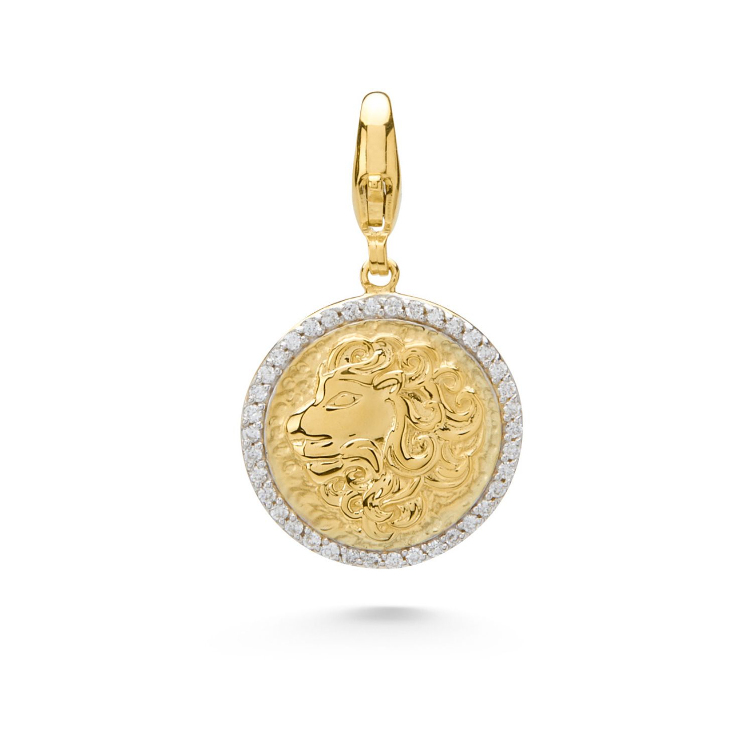 Virtus Lion Charm - Recycled Gold & Lab Grown Diamonds