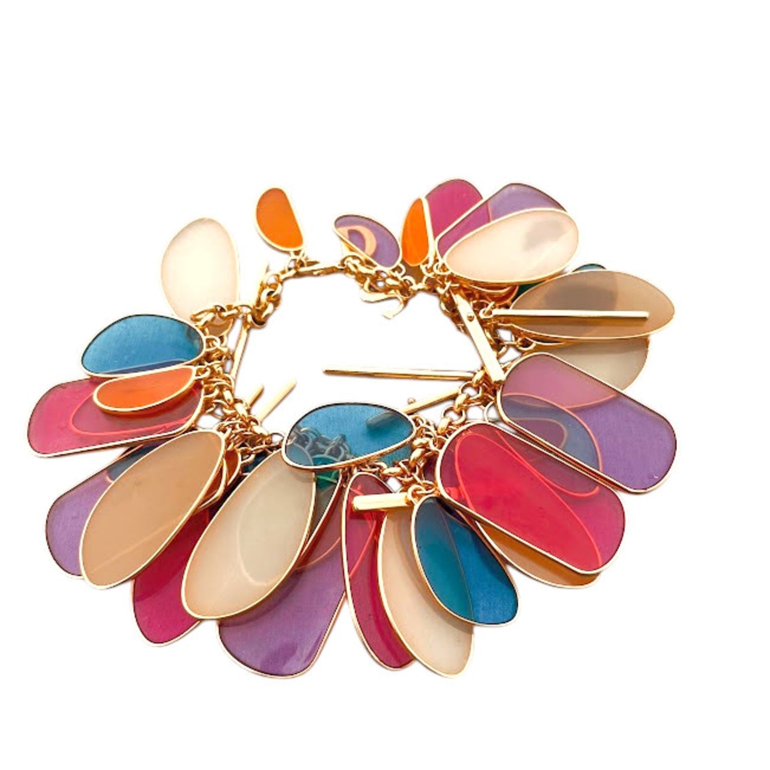 Vitreaux Glass Charms Bracelet - Sirene