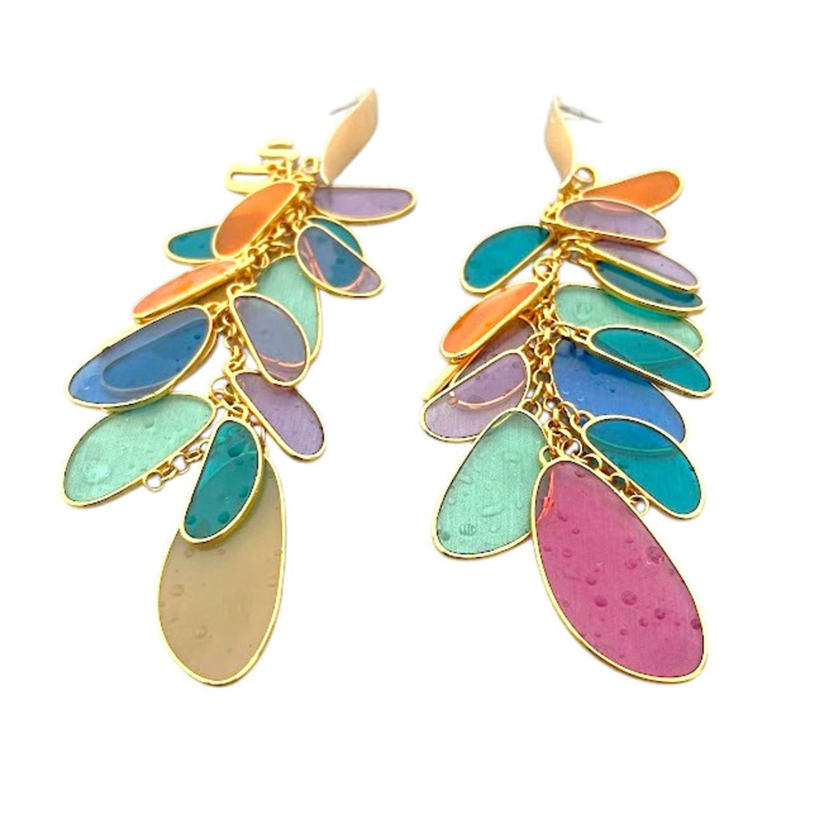 Vitreaux Glass Earrings - Sirene