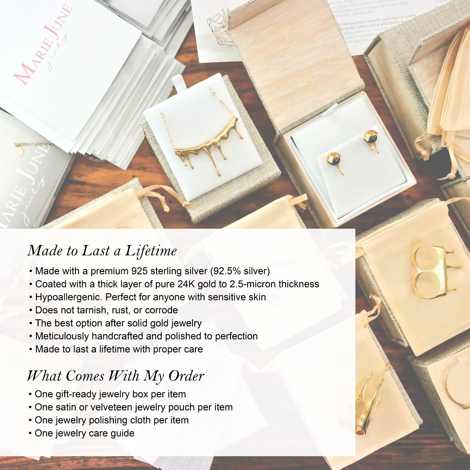 Dripping Initial Pendant Gold Vermeil Necklace