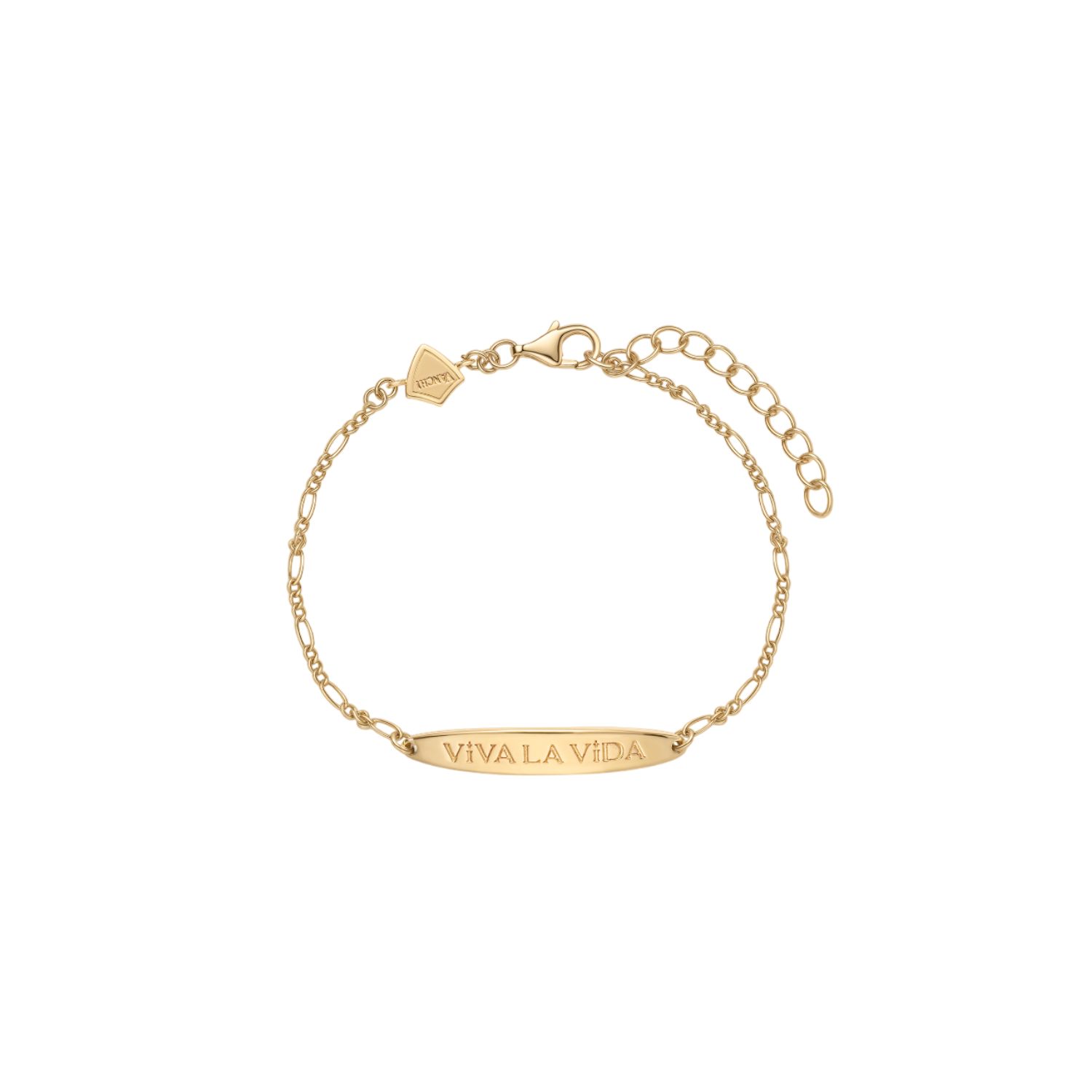 Viva La Vida Bar Chain Bracelet In Gold