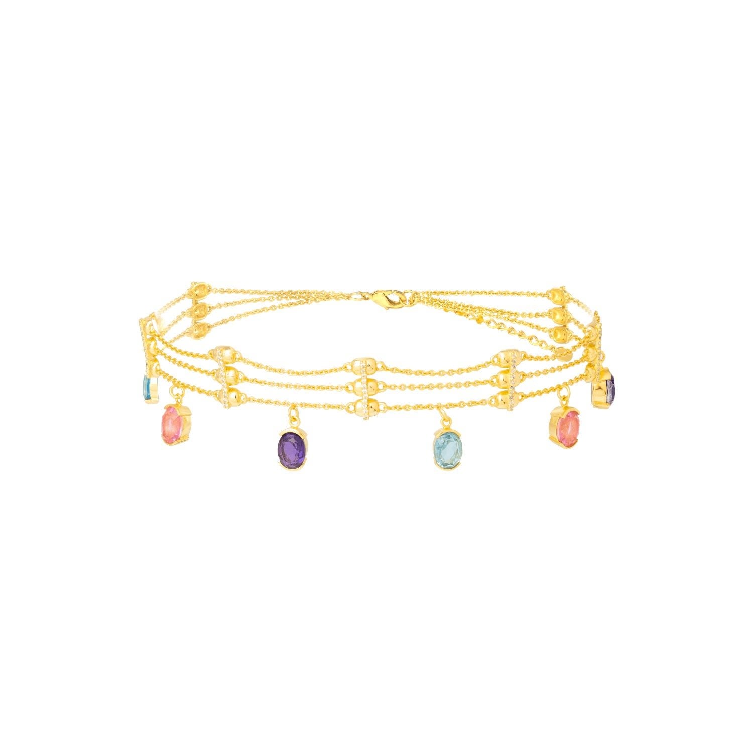 Multicolored The Empress Chocker