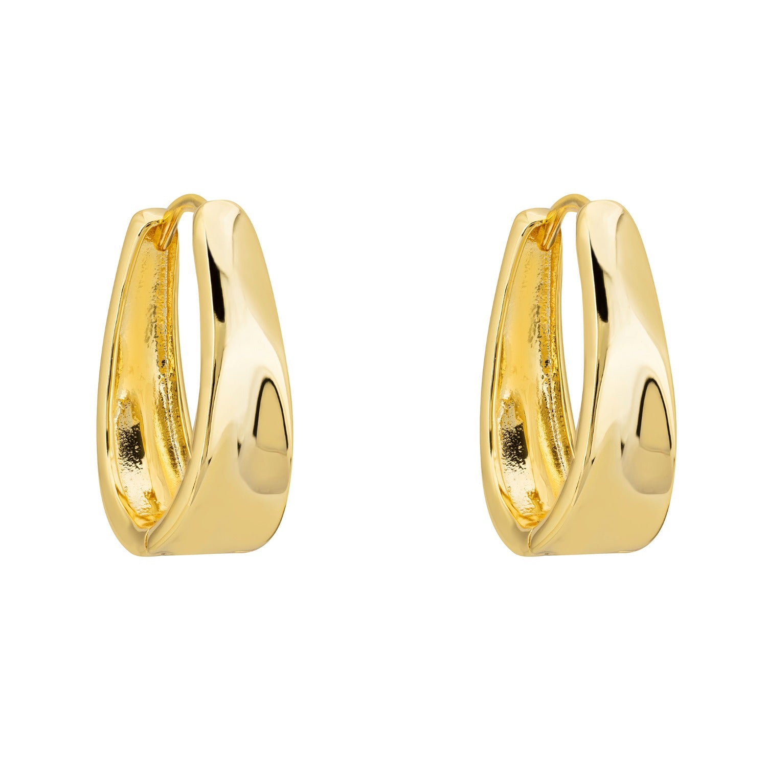 Vogue Hoop Earrings Gold