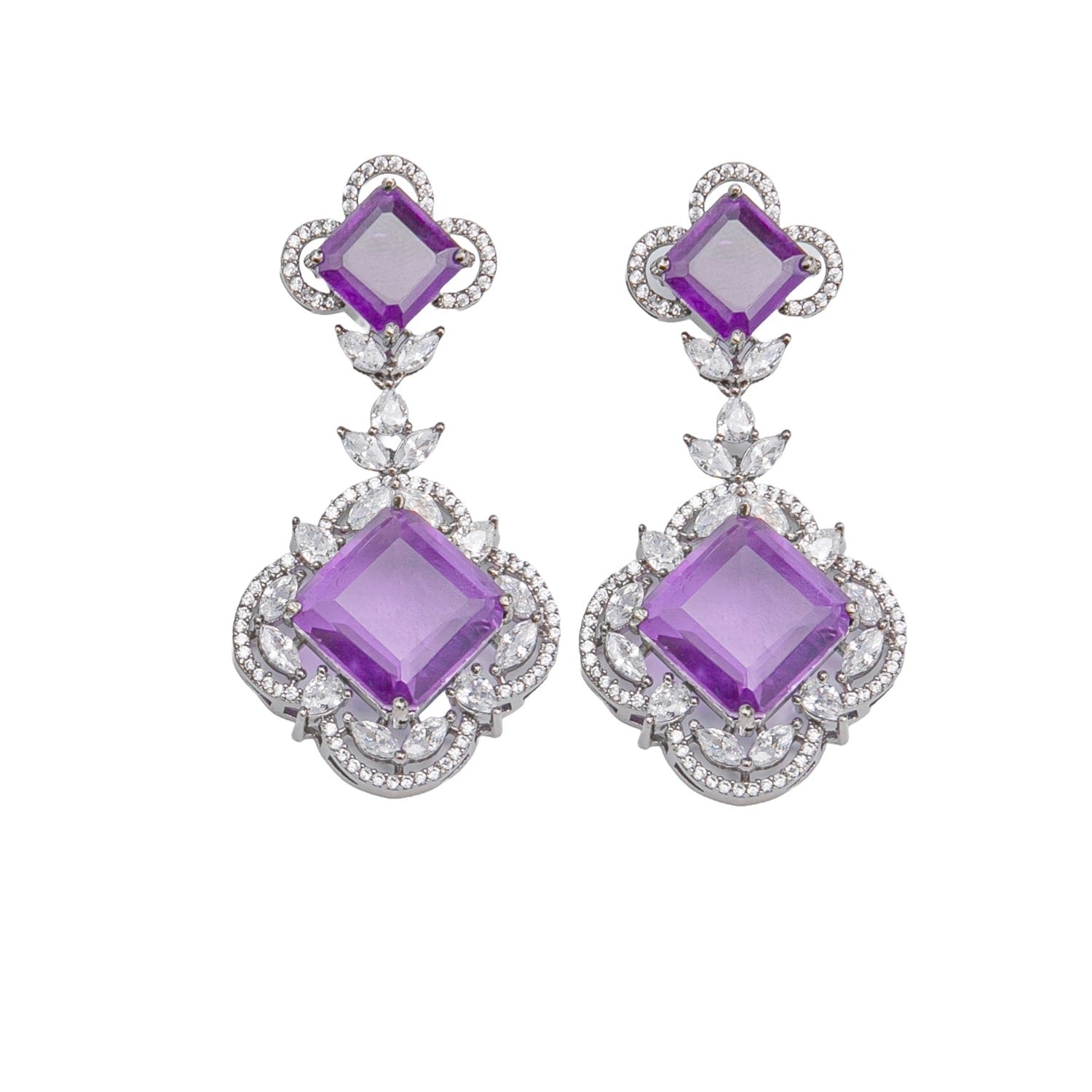 Voyage Purple Earrings