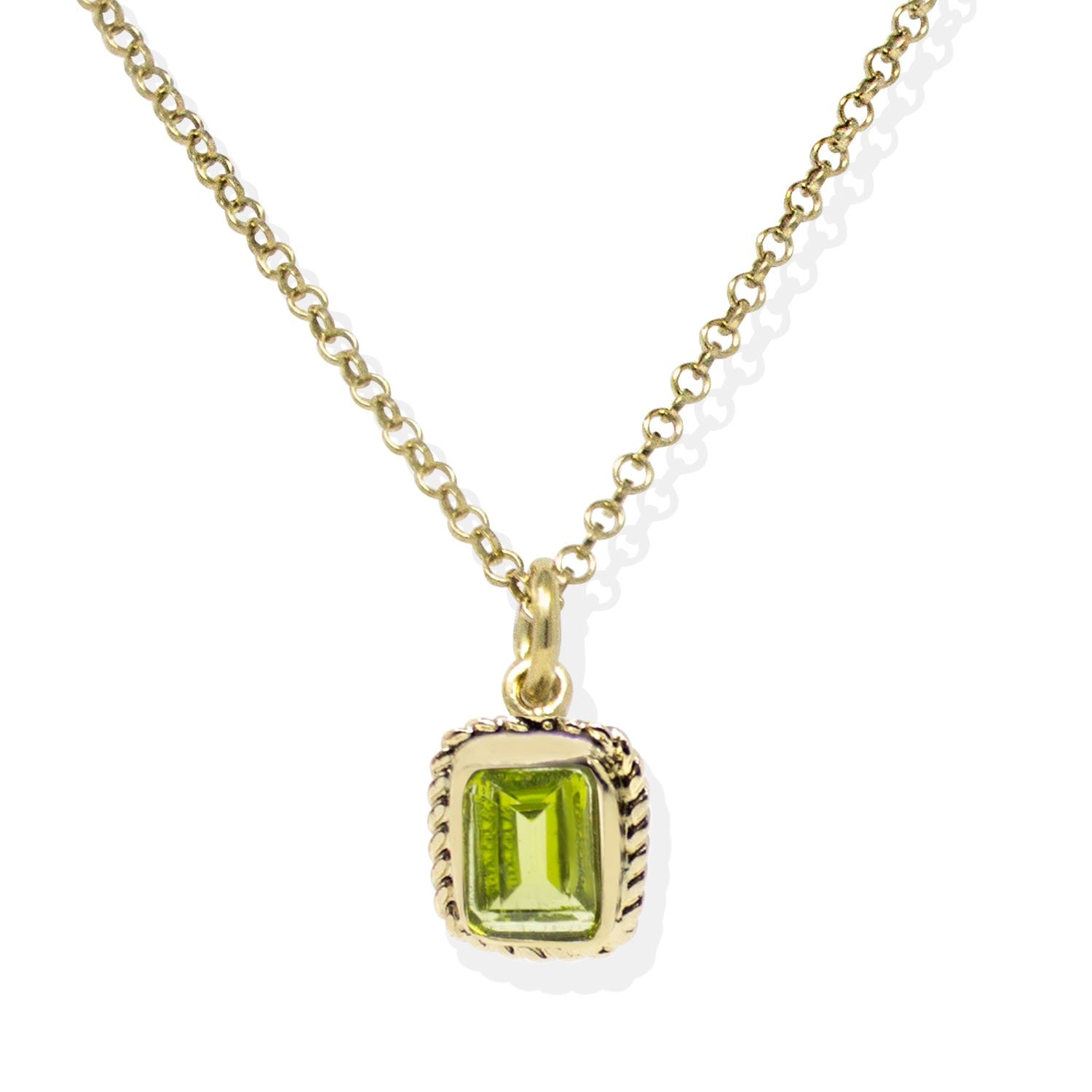 Luccichio Gold Vermeil Peridot Necklace