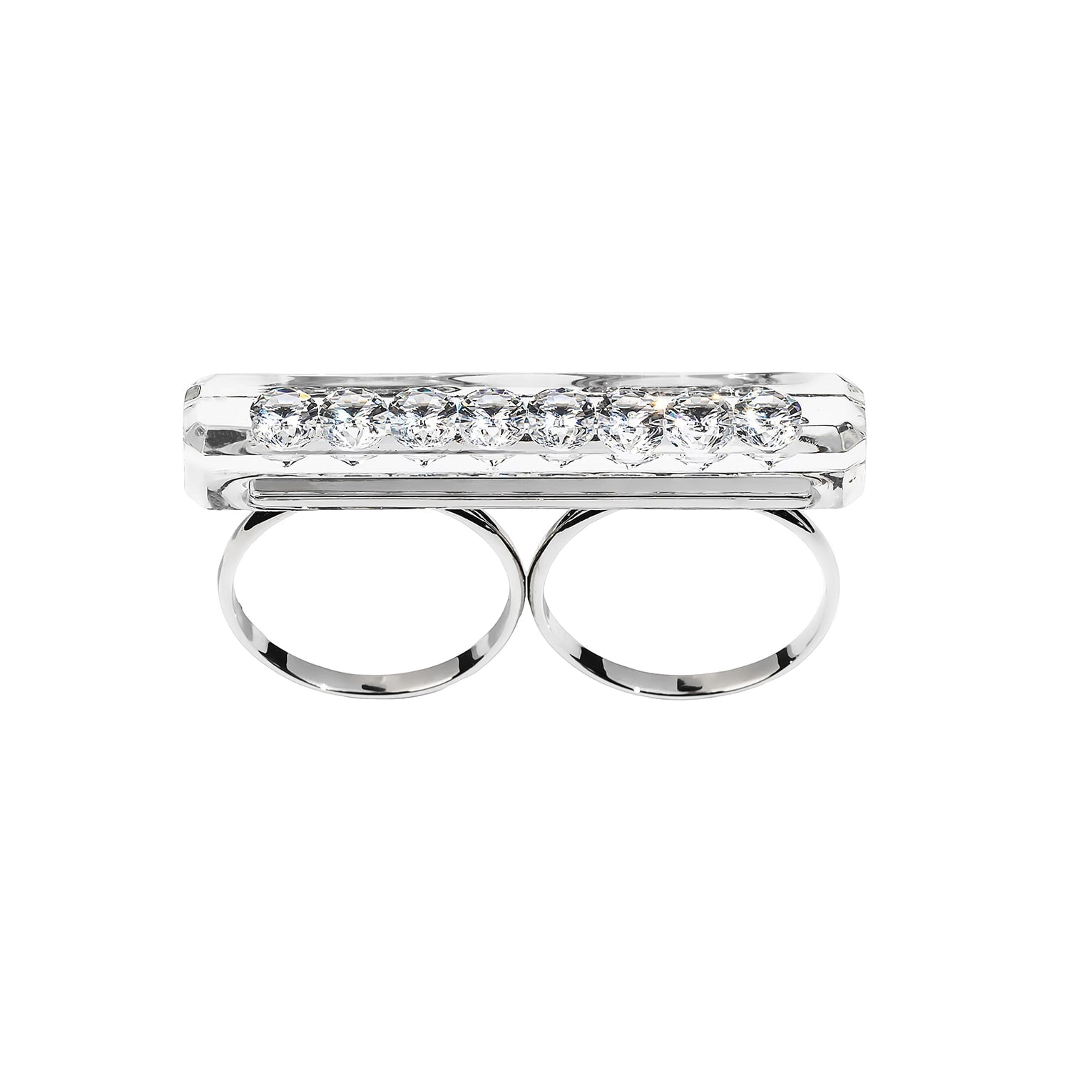 W-Ring Luminous Silver