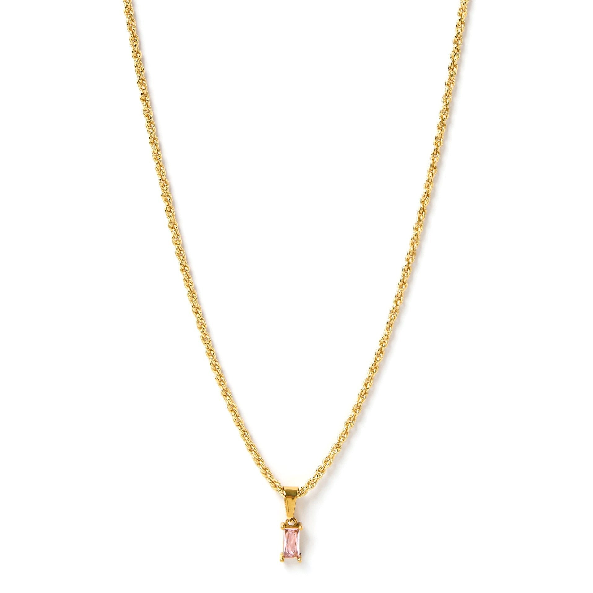 Gia Gold Necklace - Rose Gold