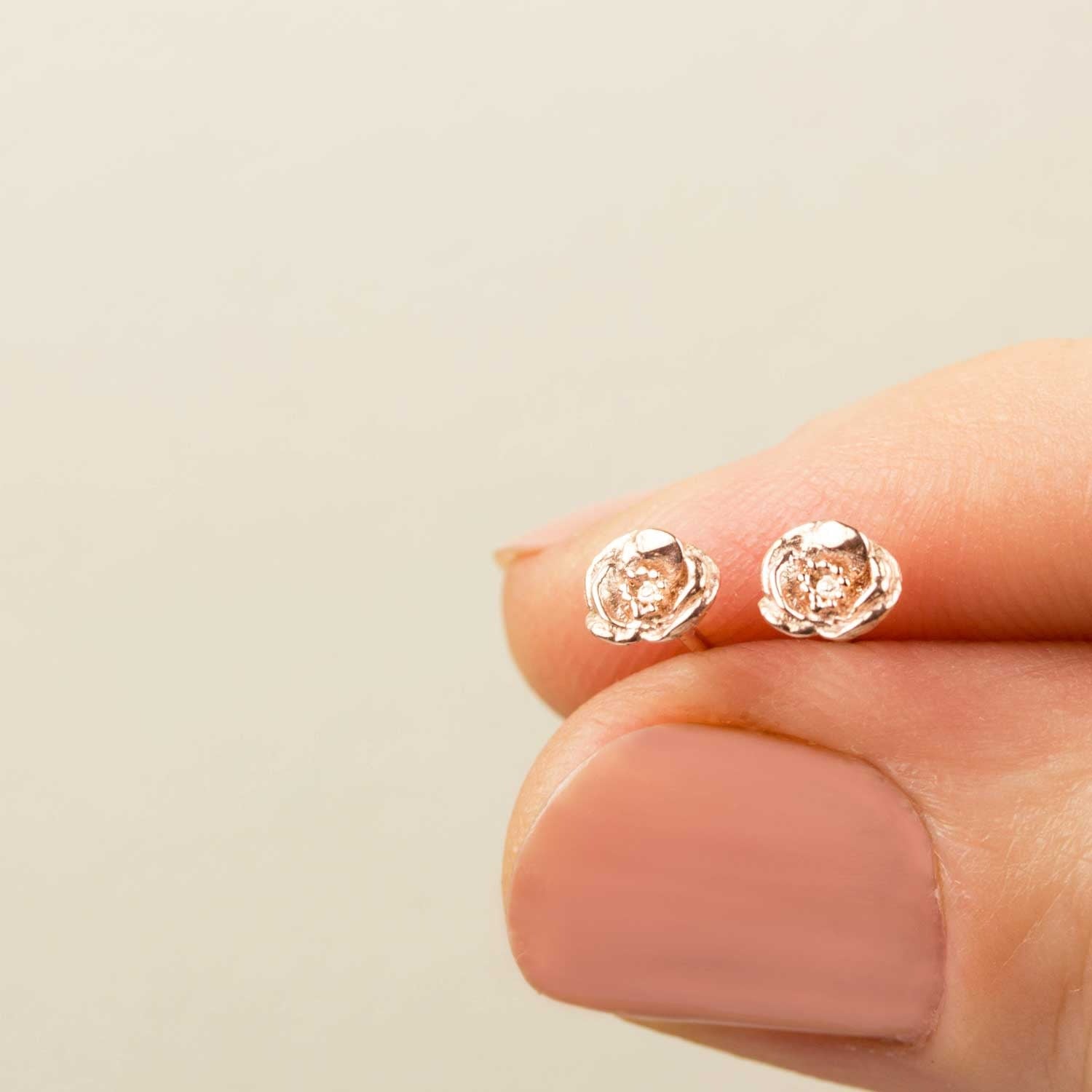 Poppy Earrings - Rose Gold