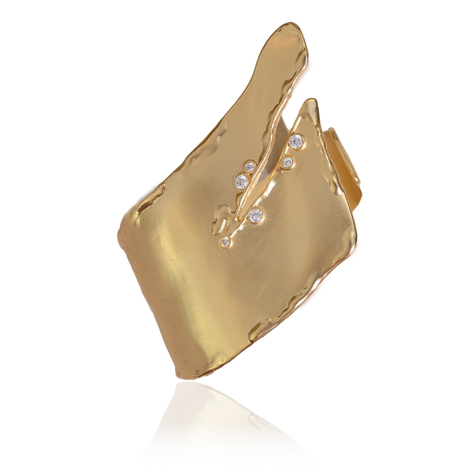 Wabi-Sabi Wanderer Statement Cuff Bracelet