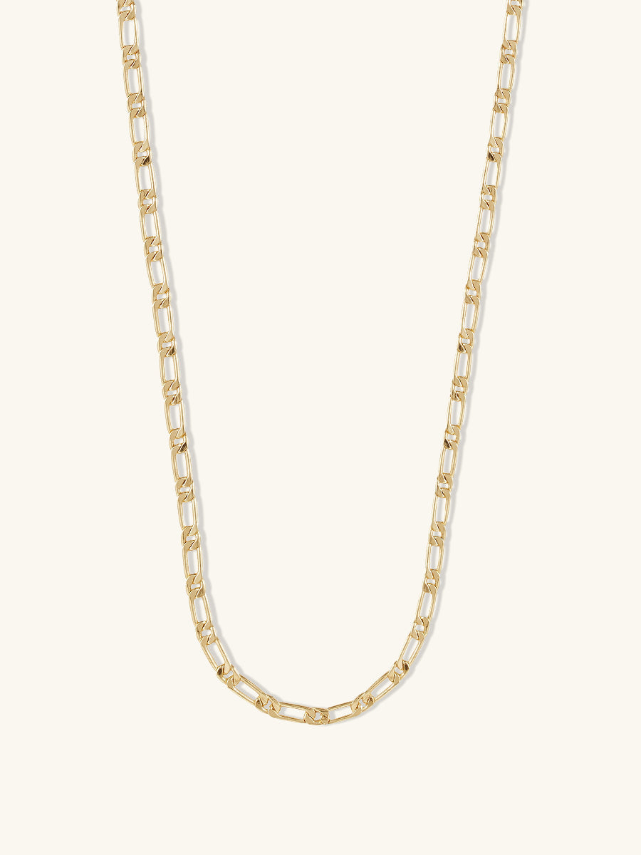 Figaro Chain Gold Necklace