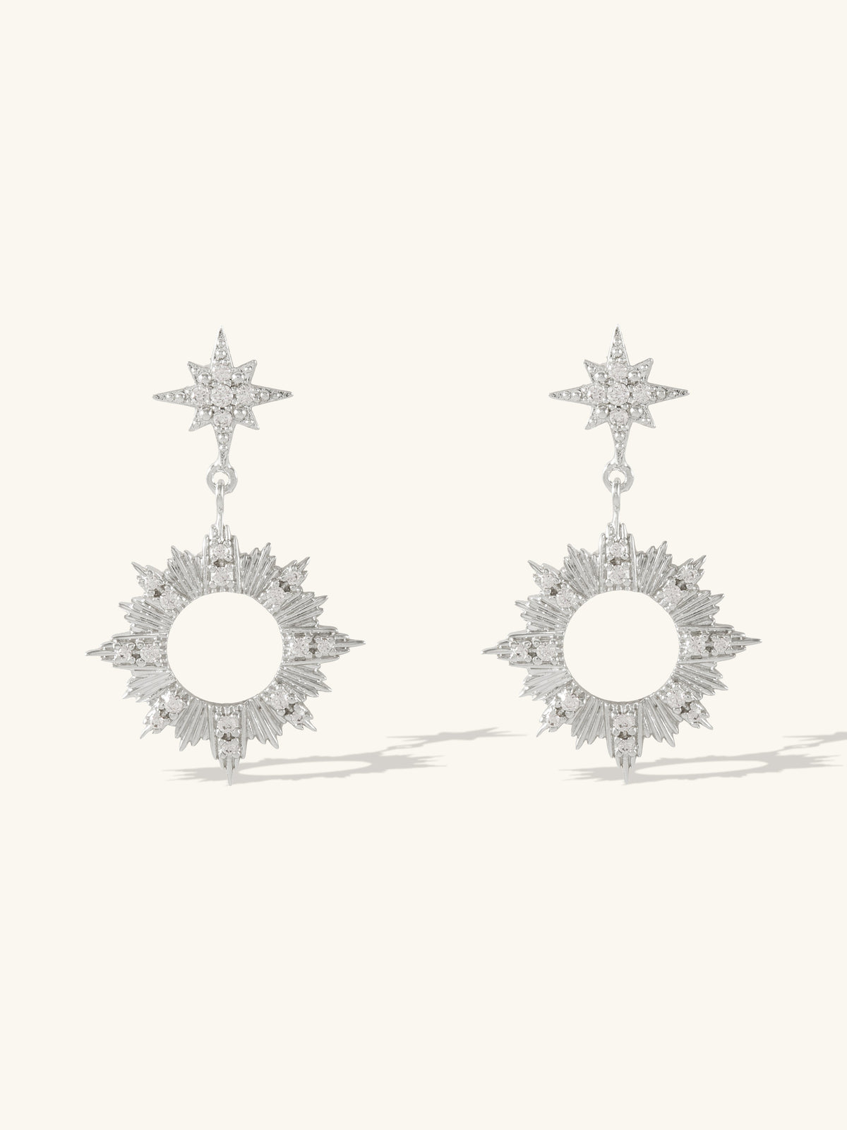 Sunseeker Silver Earrings
