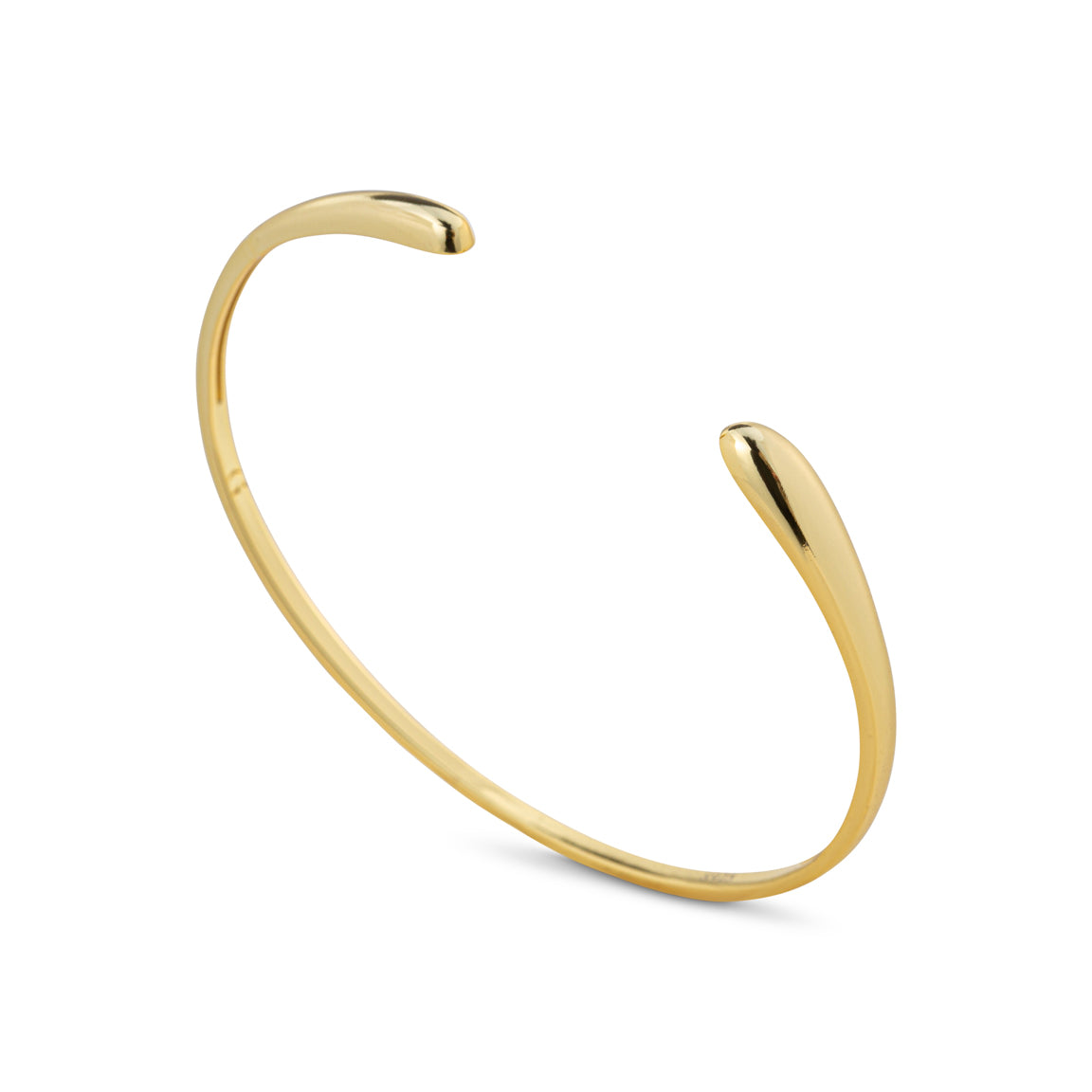 Water Drop Bangle In Gold