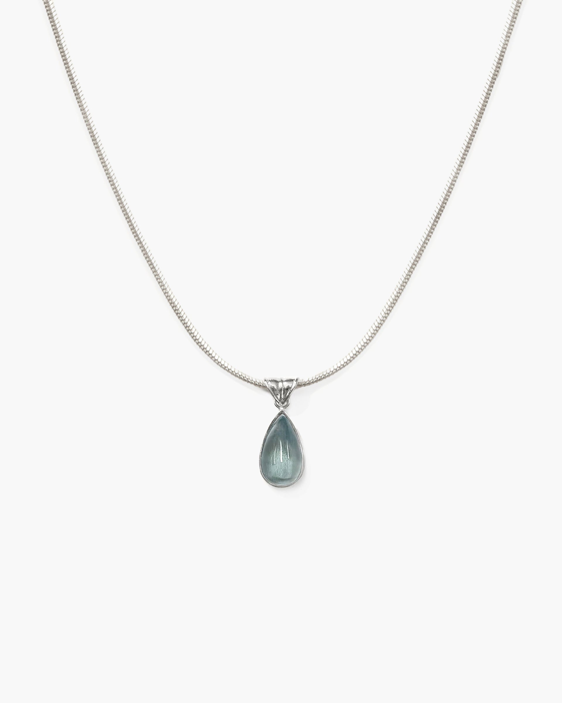 Waterdrop Necklace in Marine Blue