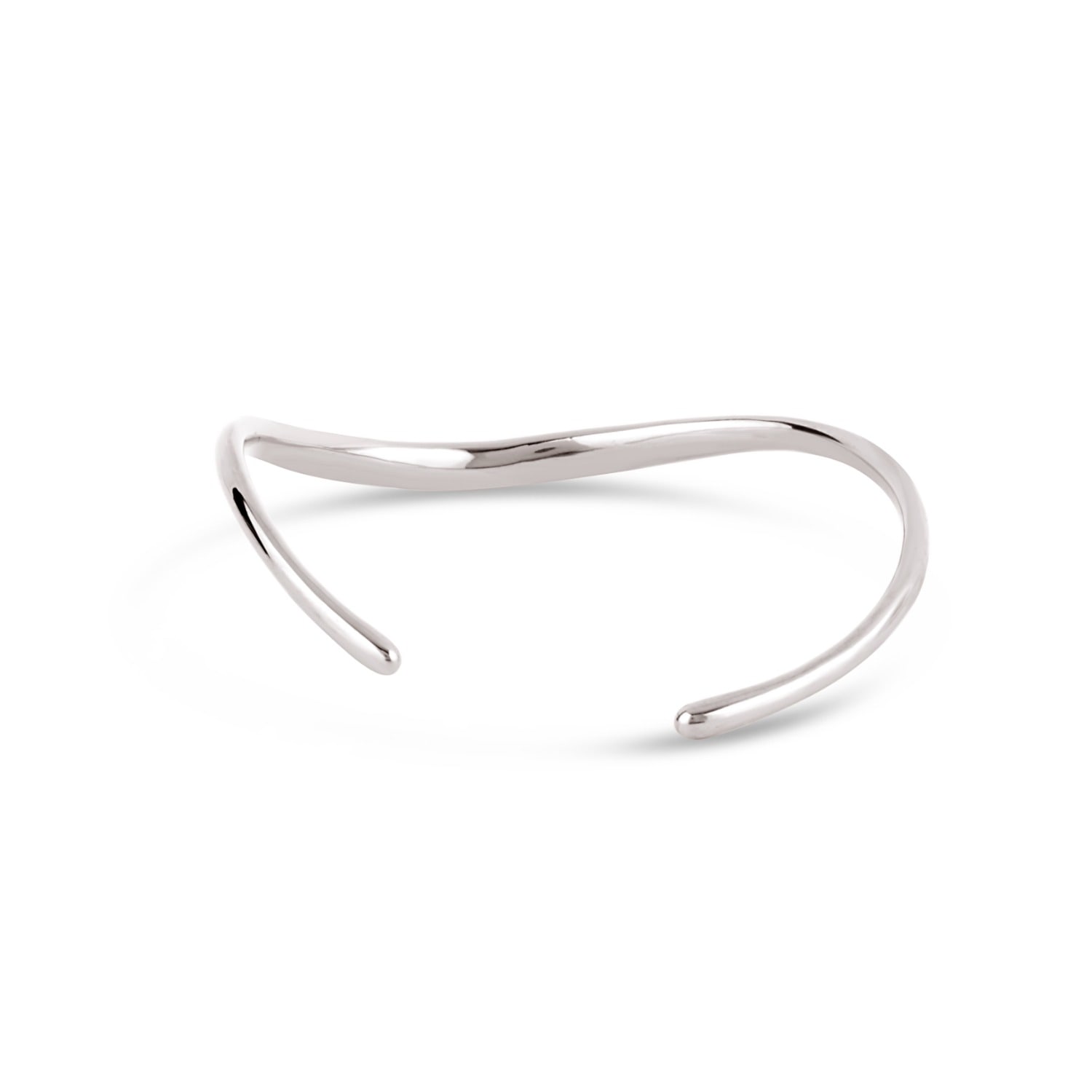 Wave Cuff Silver
