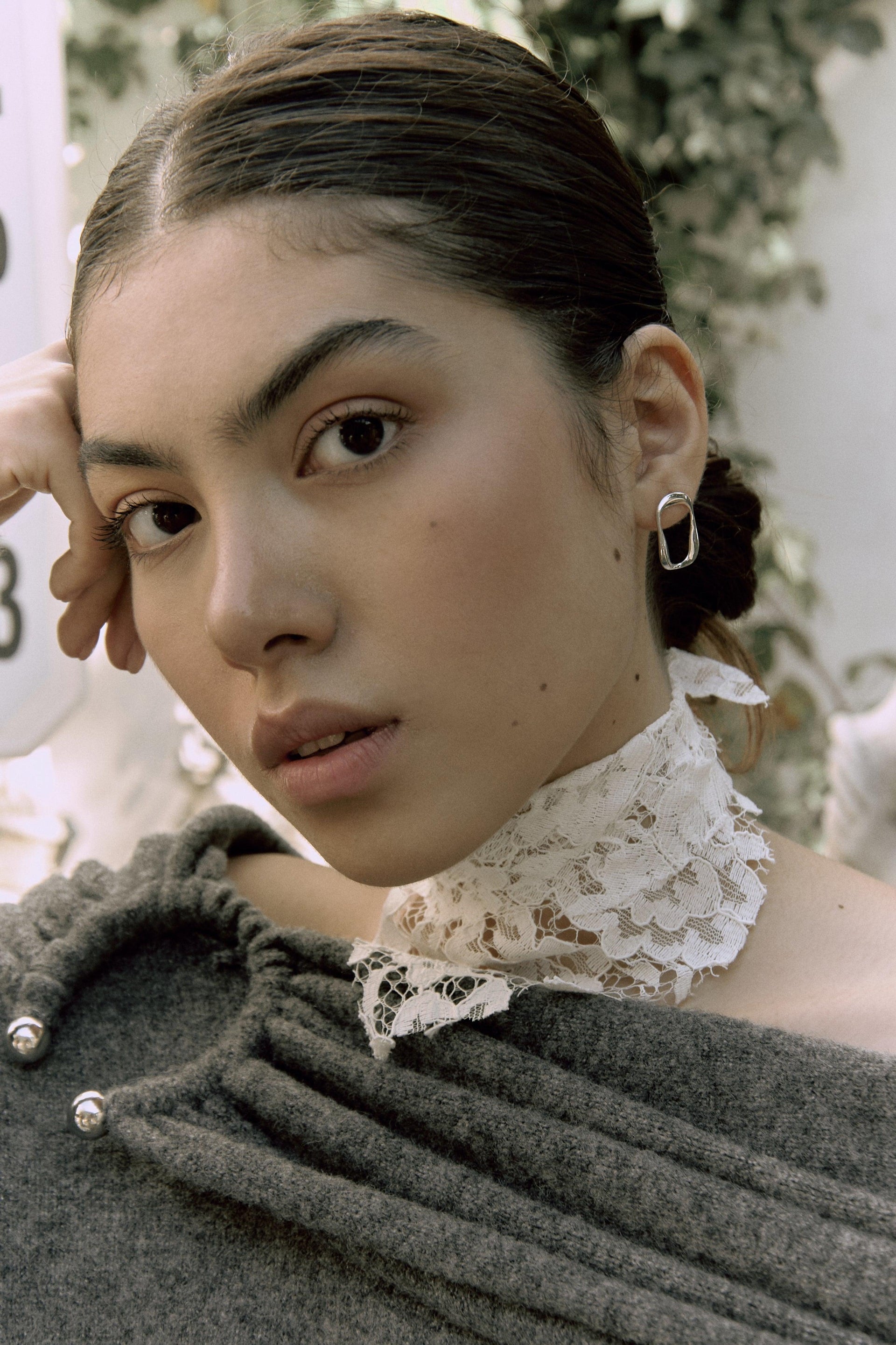 Wave Earrings Mini Silver