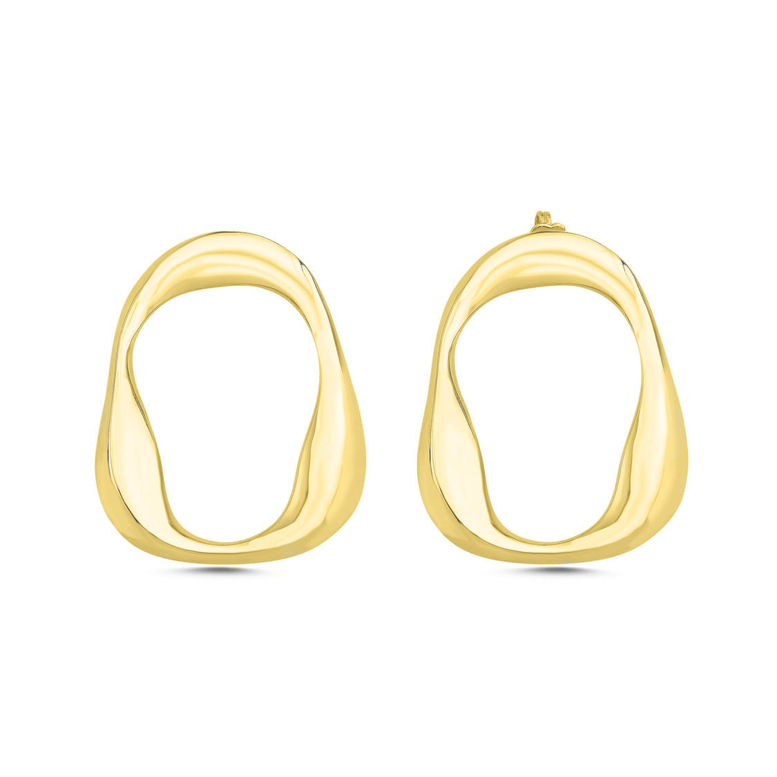 Wave Earrings Gold