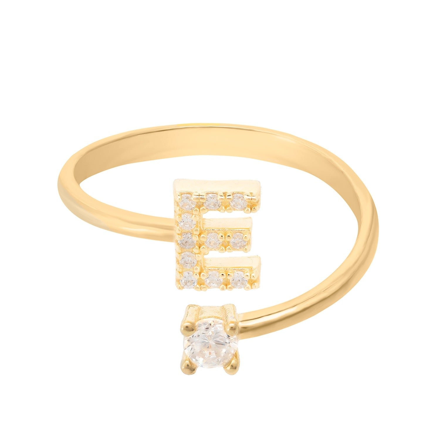 Initial Ring Gold E