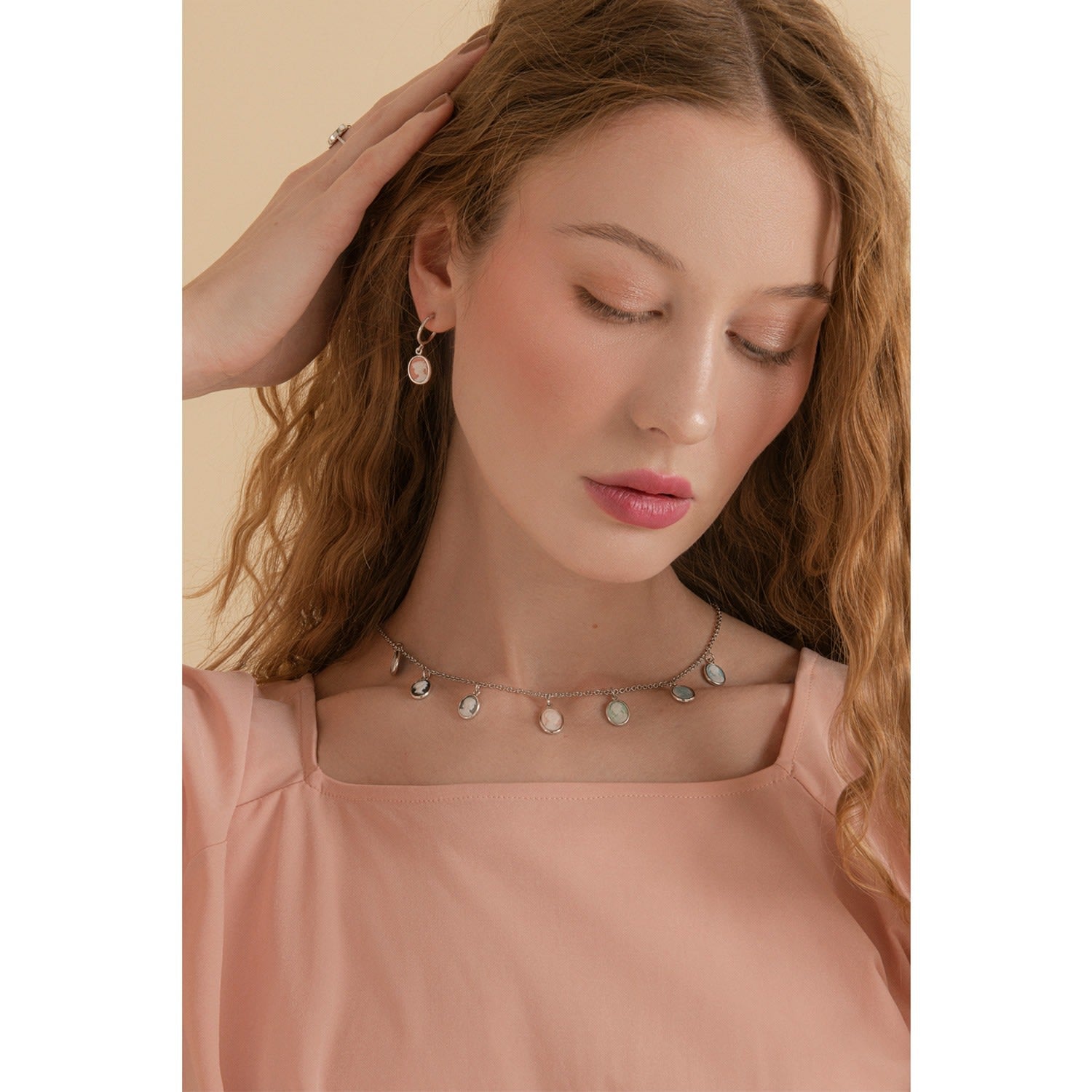 Mini Cameo Multicolor Necklace