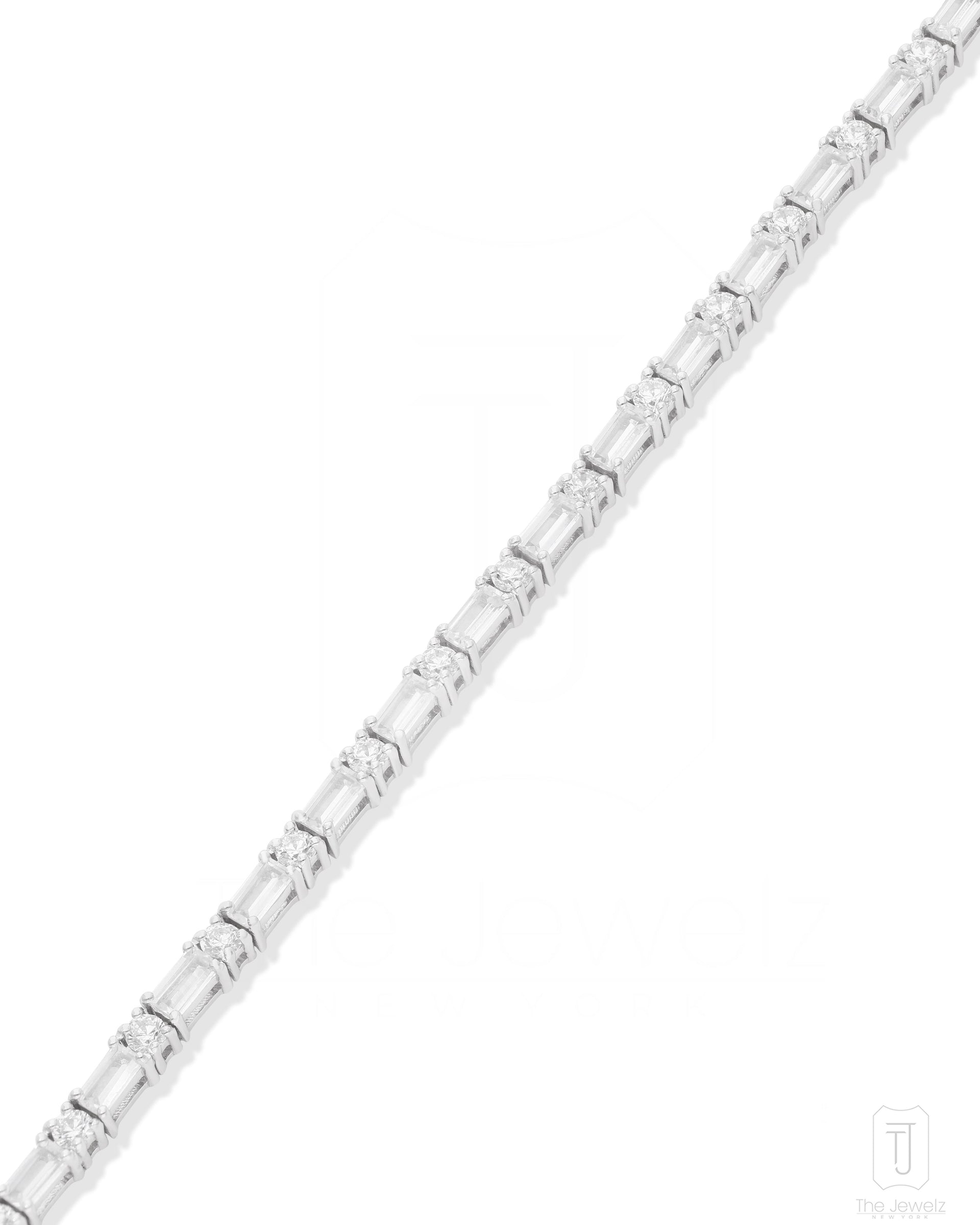 Whispers Of Light Tennis Bracelet With Silver