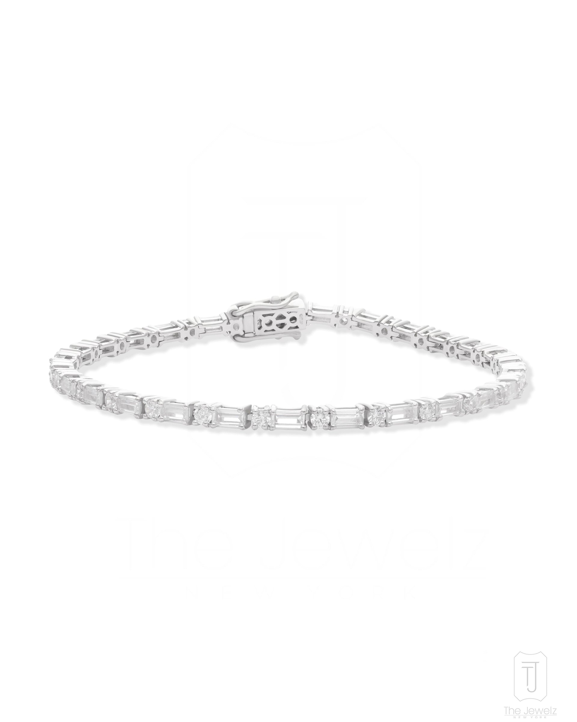 Whispers Of Light Tennis Bracelet With Silver