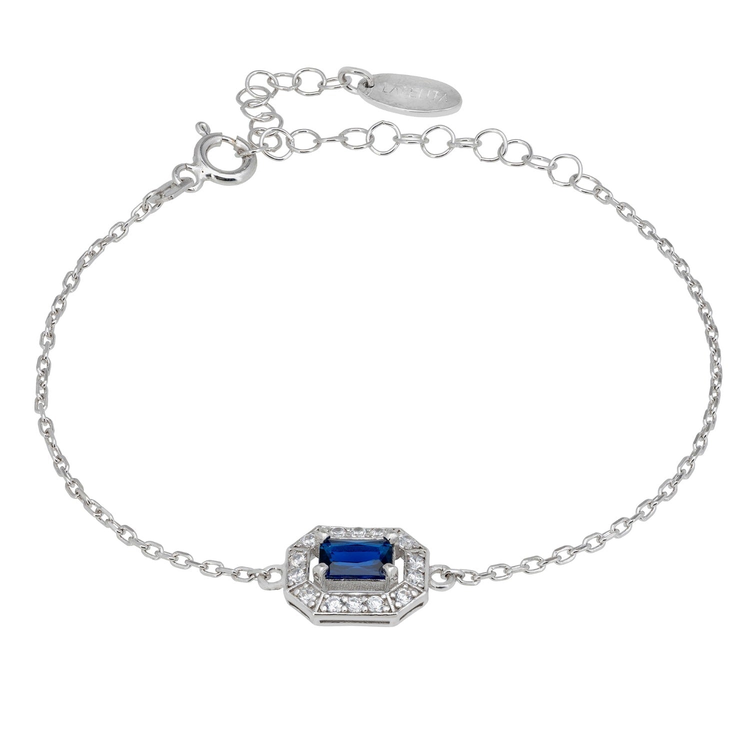 Whistledown Gemstone Bracelet Sapphire Silver