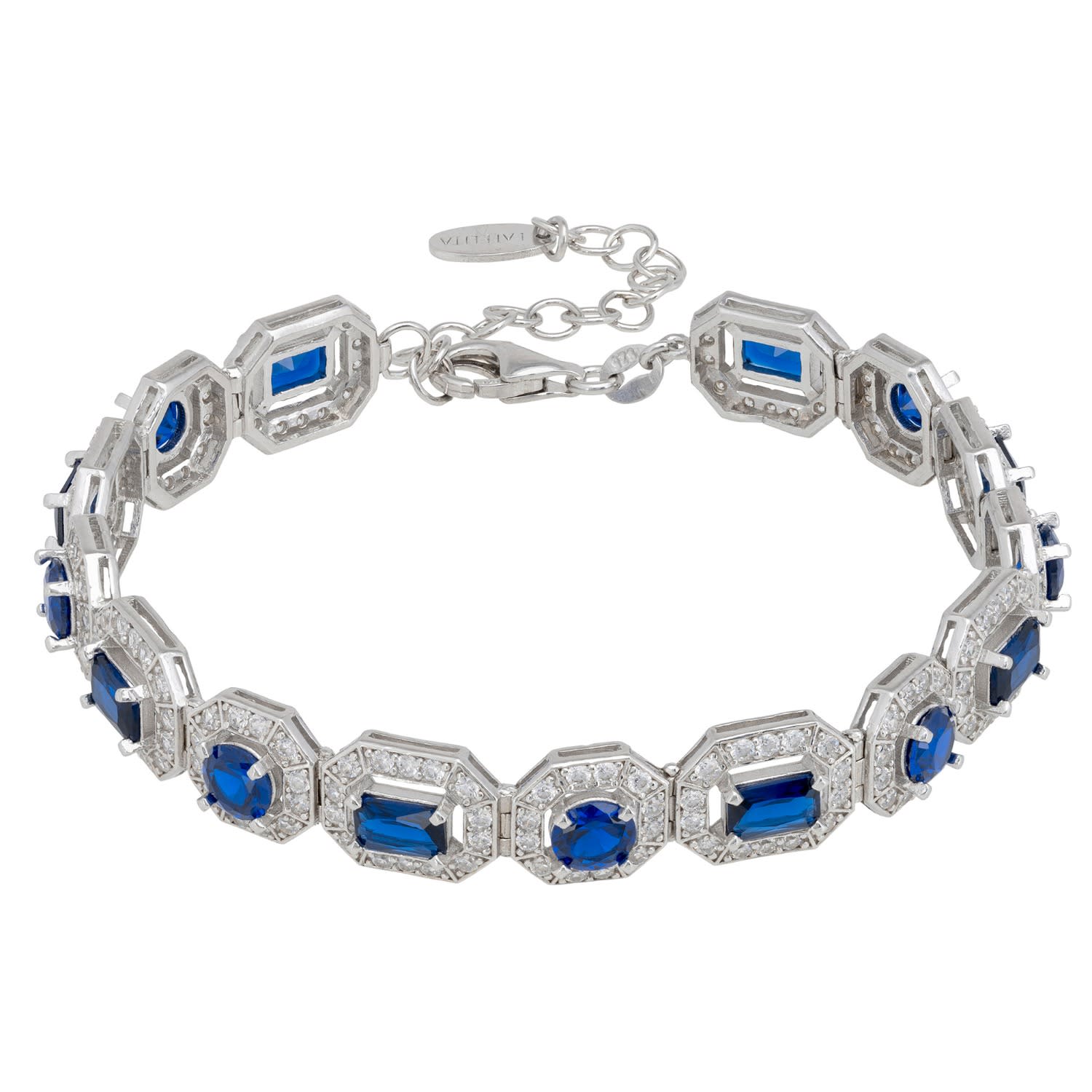 Whistledown Sapphire Gemstone Bracelet Silver