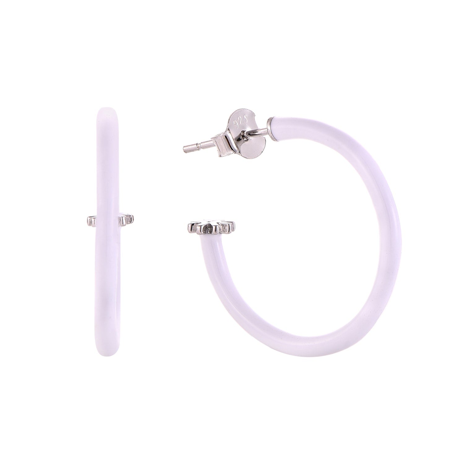 White Earrings