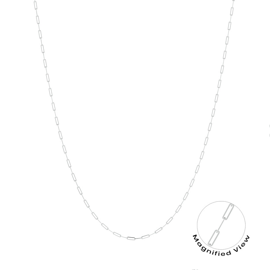 18' Paperclip Chain Necklace