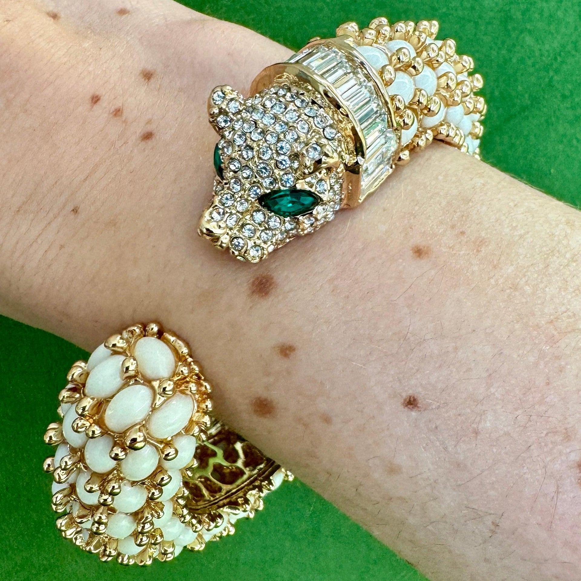 White Panther Bracelet