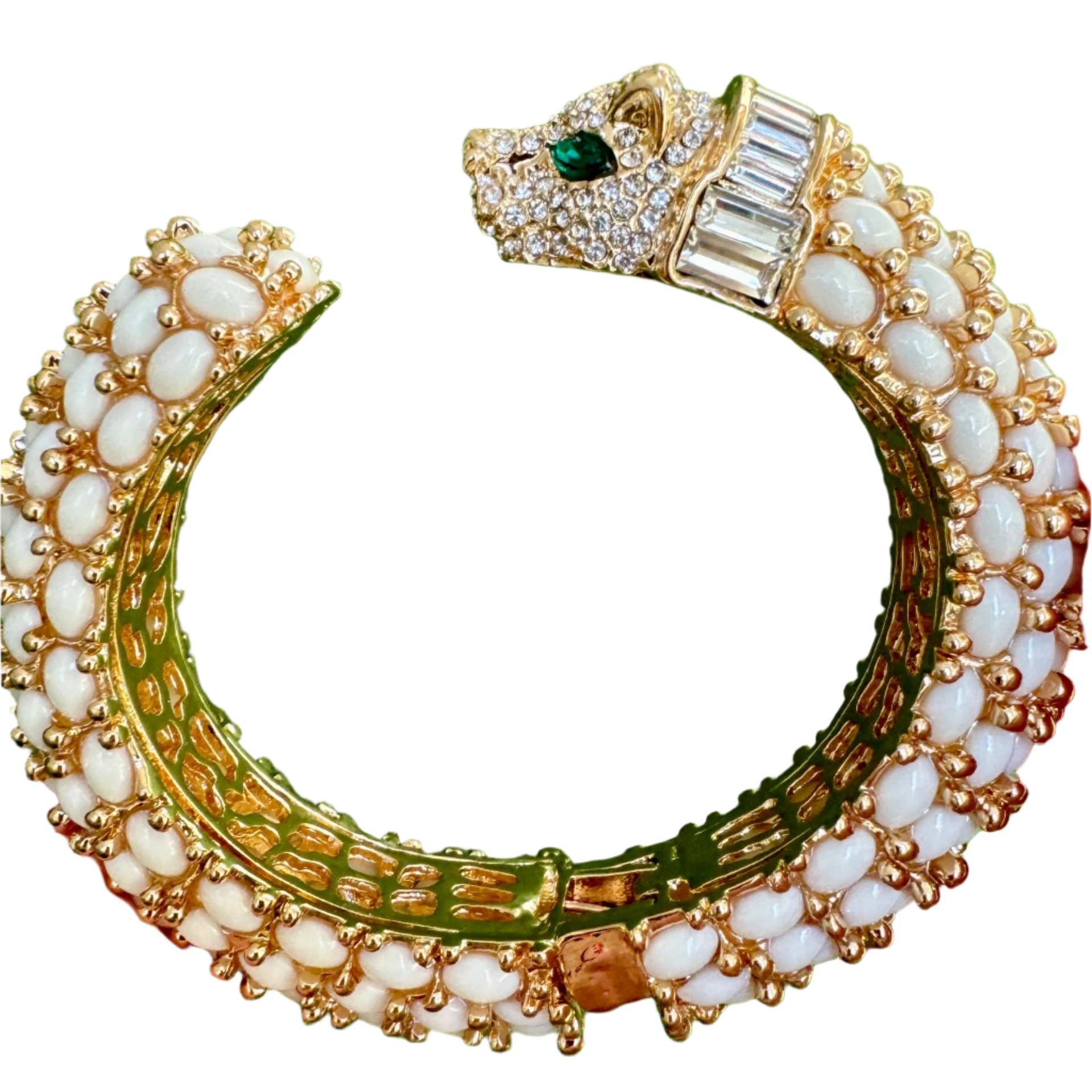 White Panther Bracelet