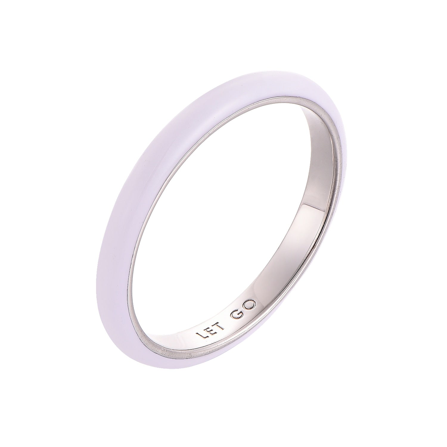 White Thin Ring