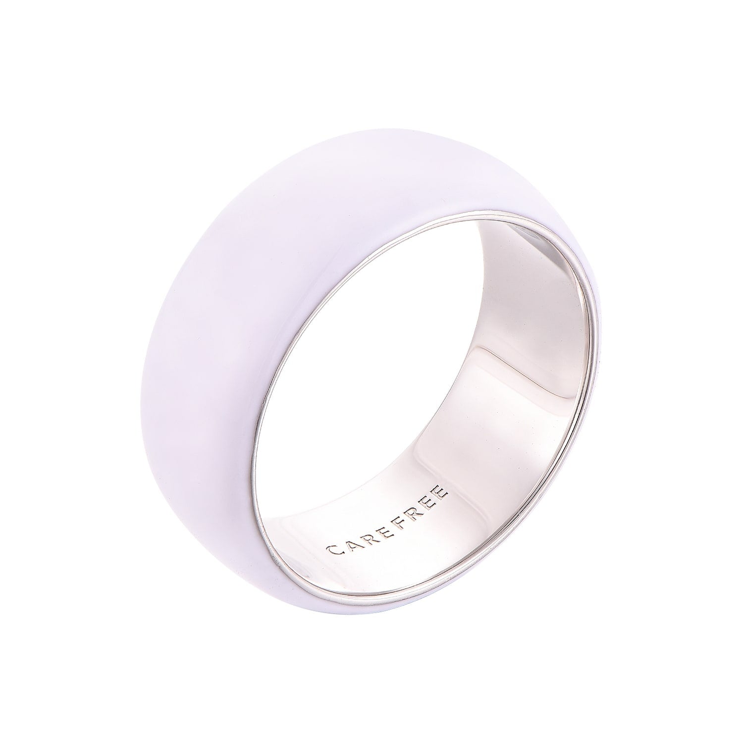 White Thick Ring