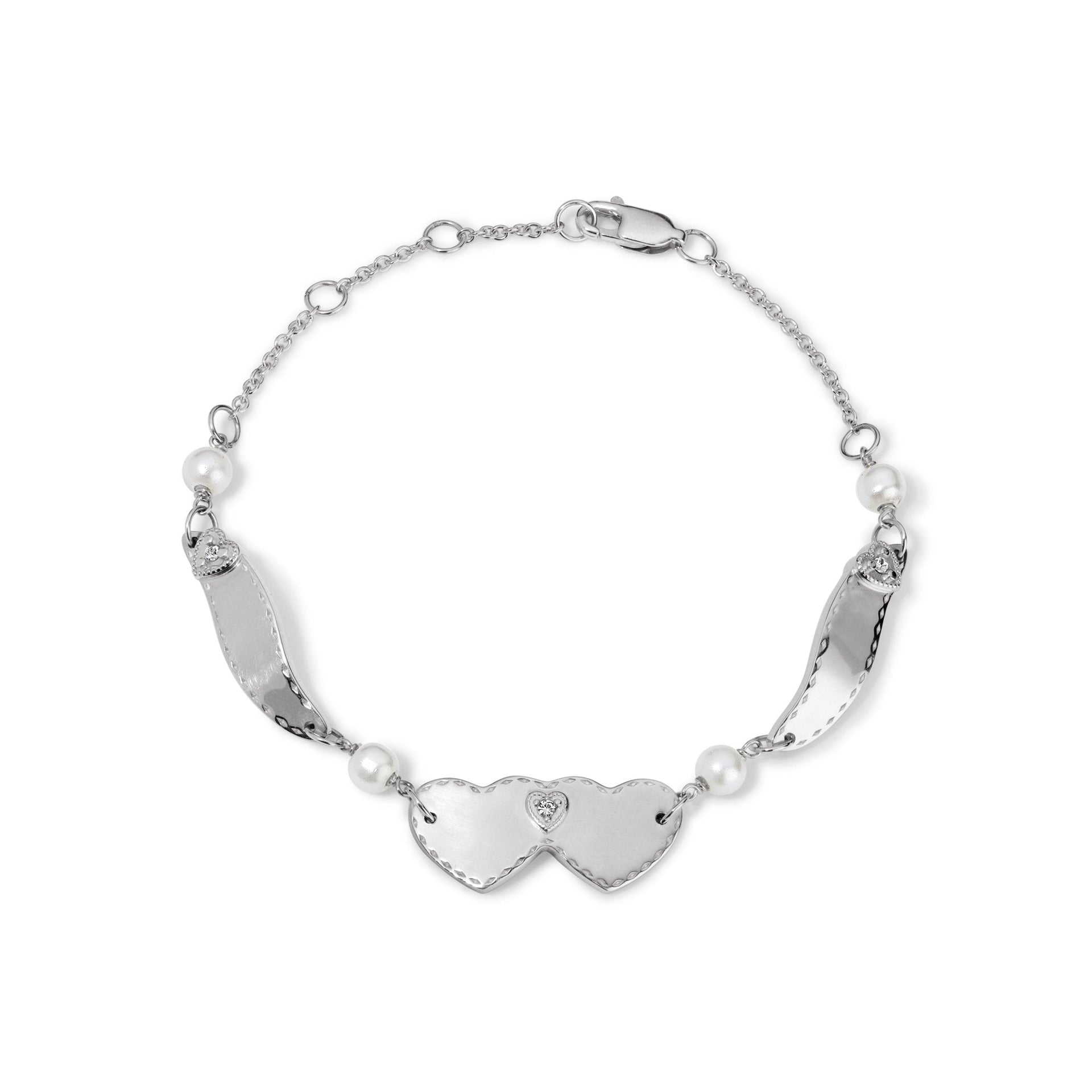 Wings Of Love Bracelet - Sterling Silver