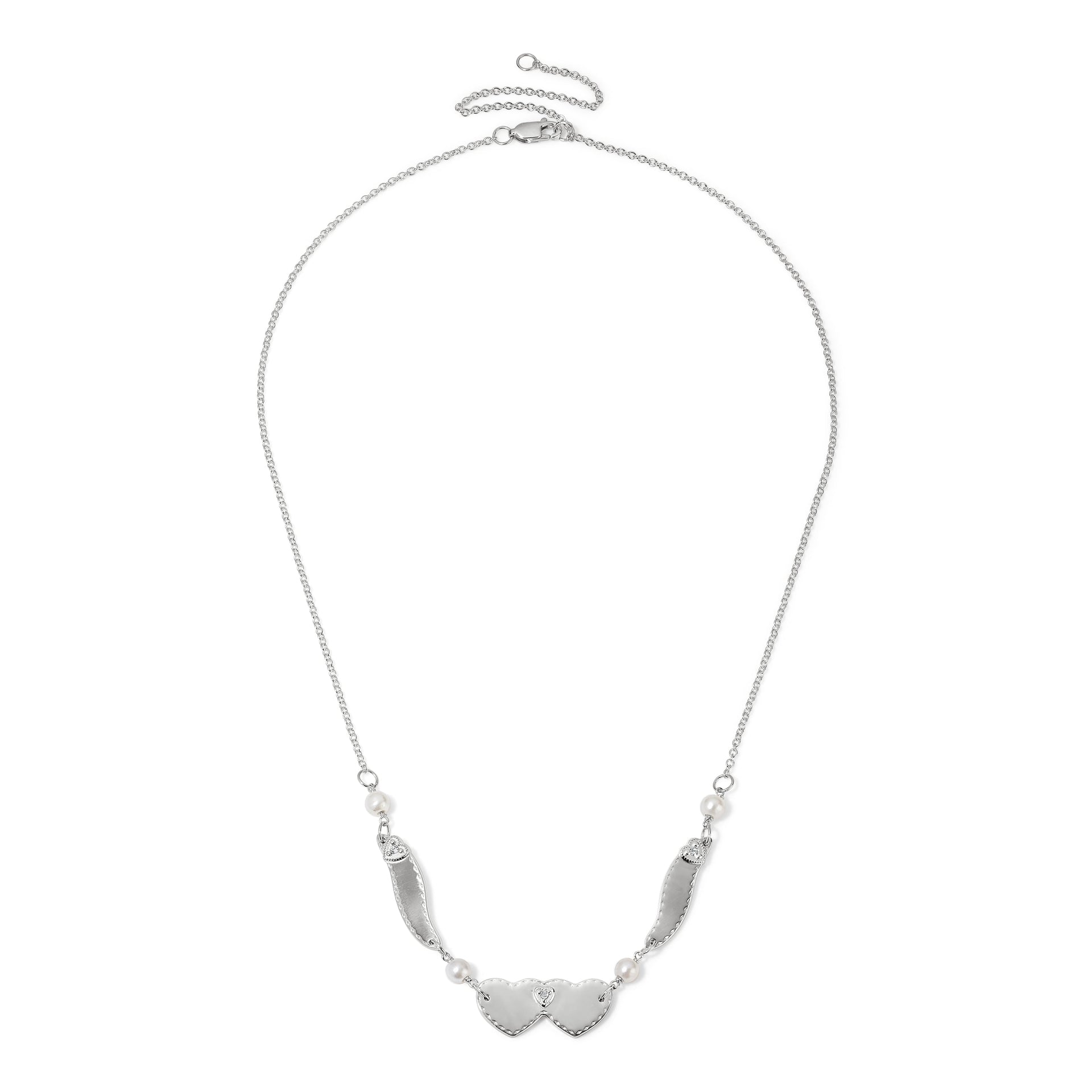 Wings Of Love Necklace - Sterling Silver