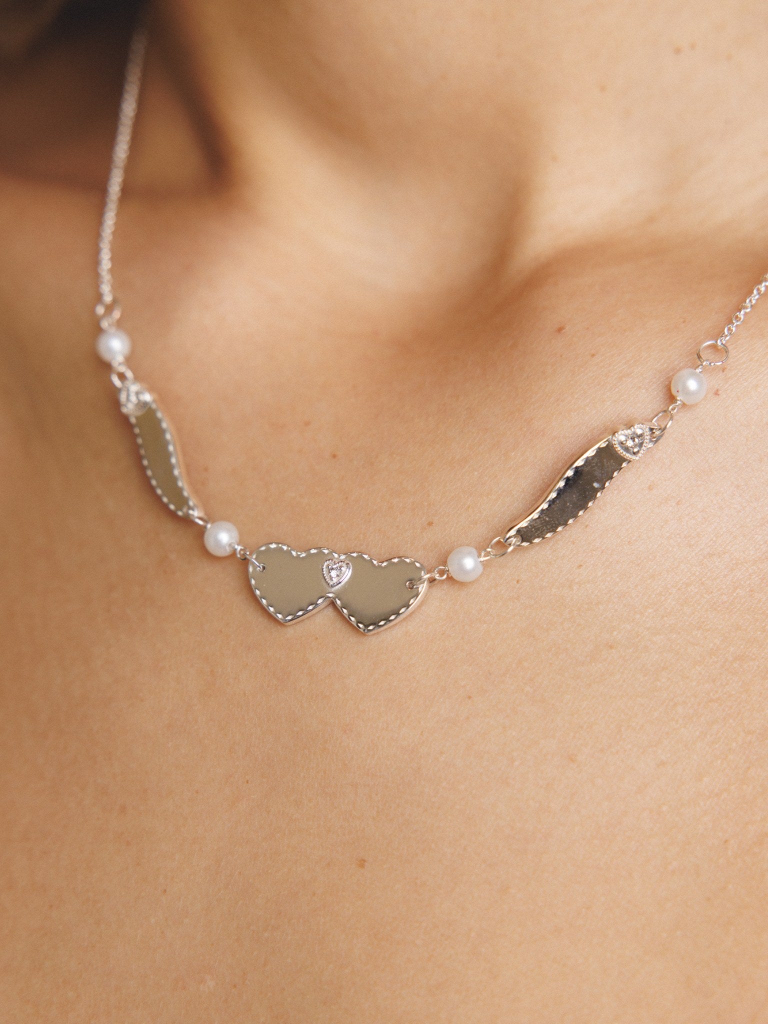 Wings Of Love Necklace - Sterling Silver