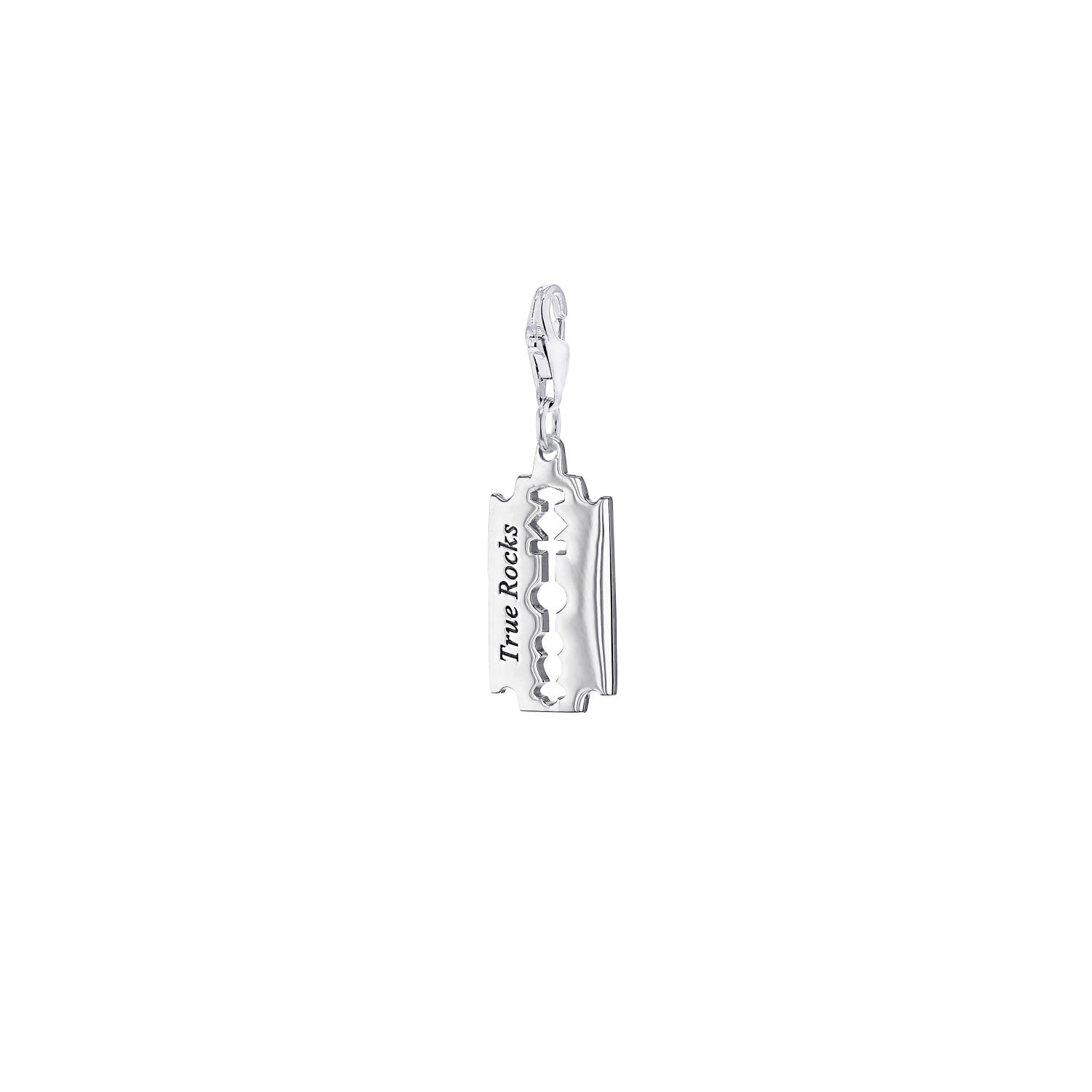 Sterling Silver Mini Razor Blade Charm