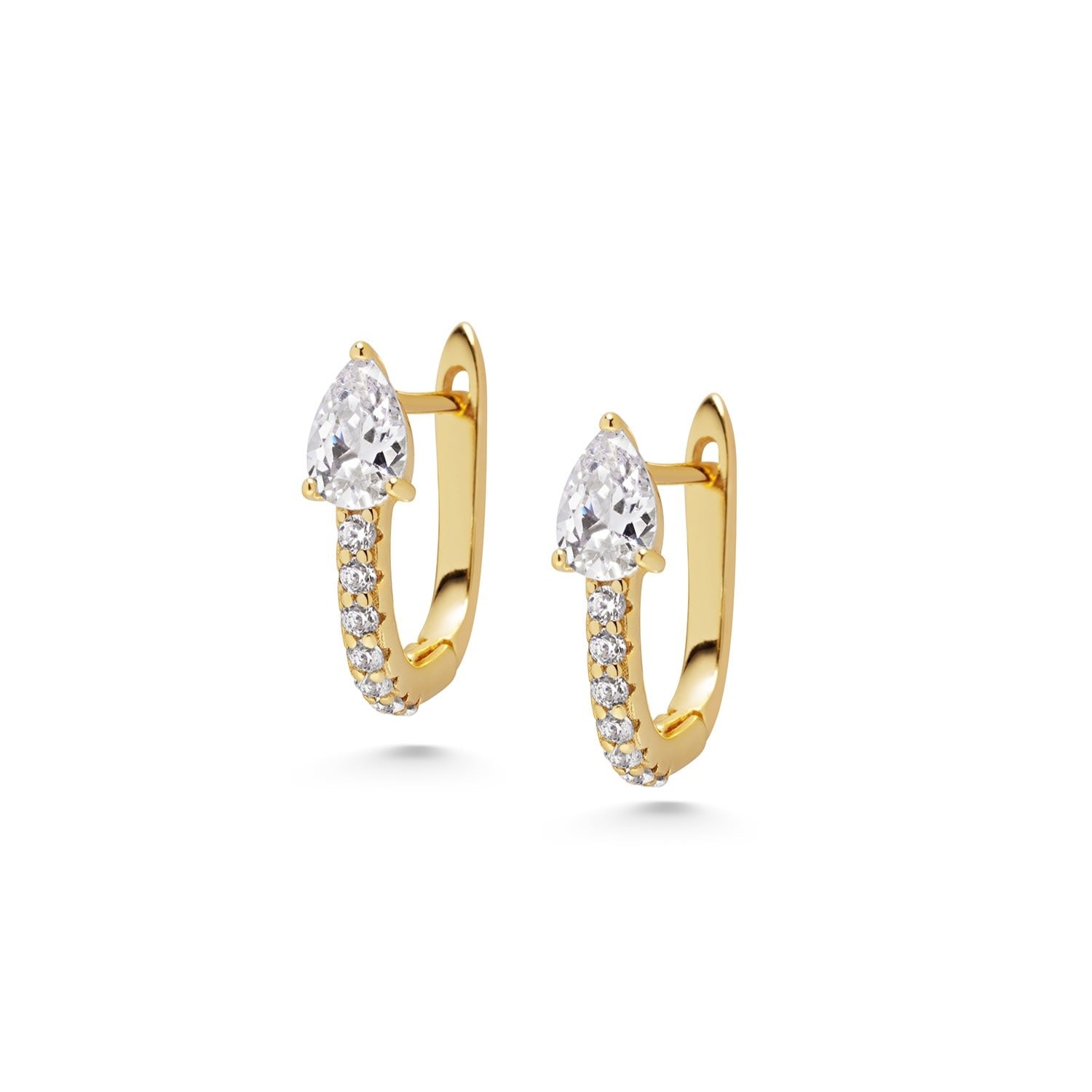 Women's Gold Cz Hoops