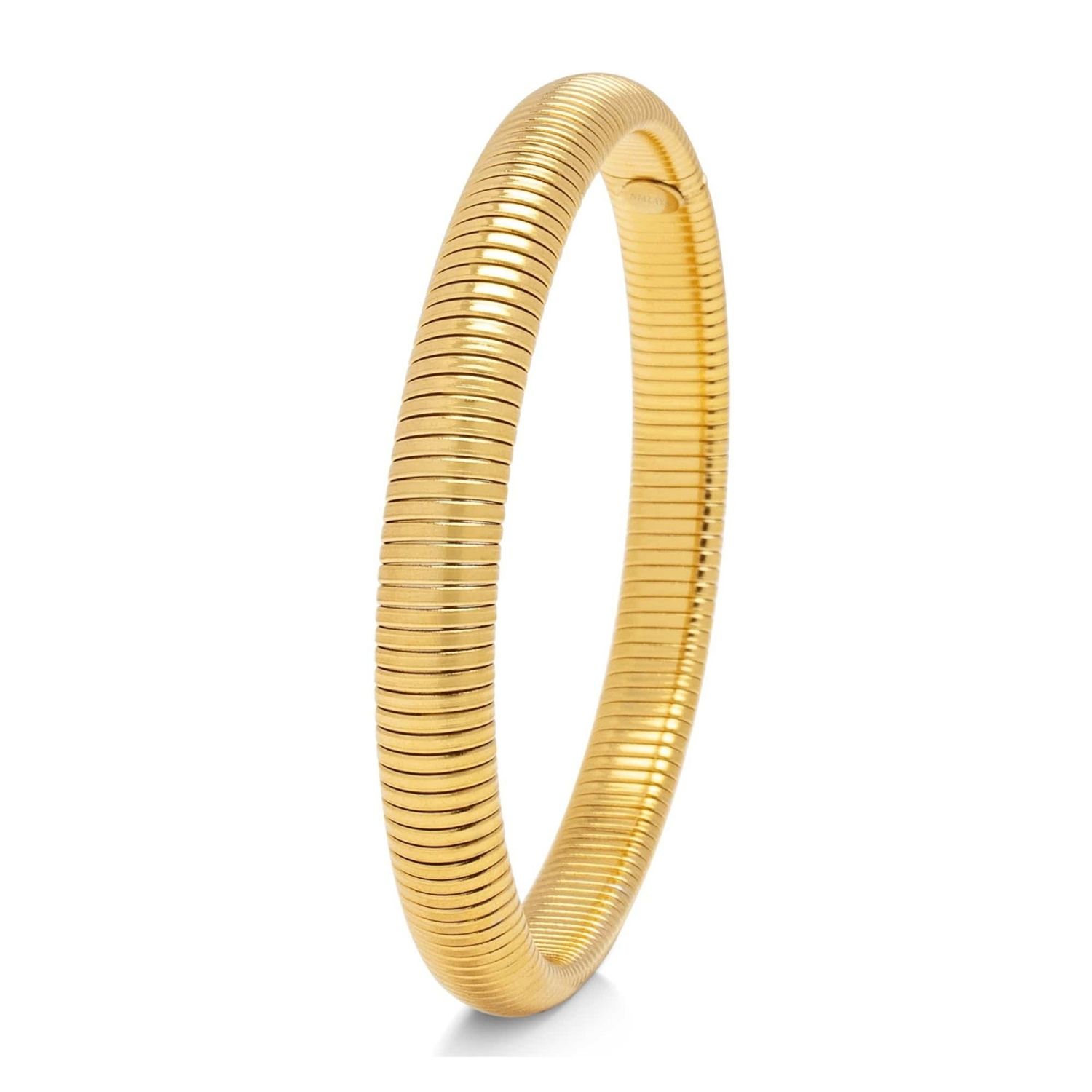Women's Gold Stretch Bangle 8Mm