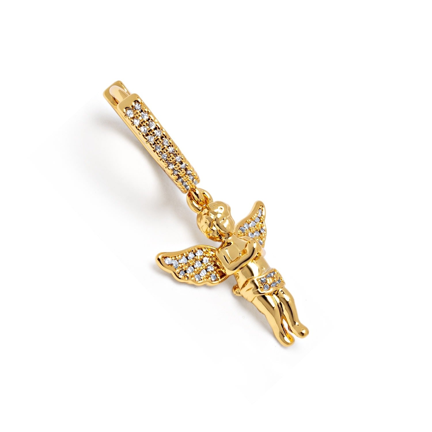 Women's Golden Angel Earrings