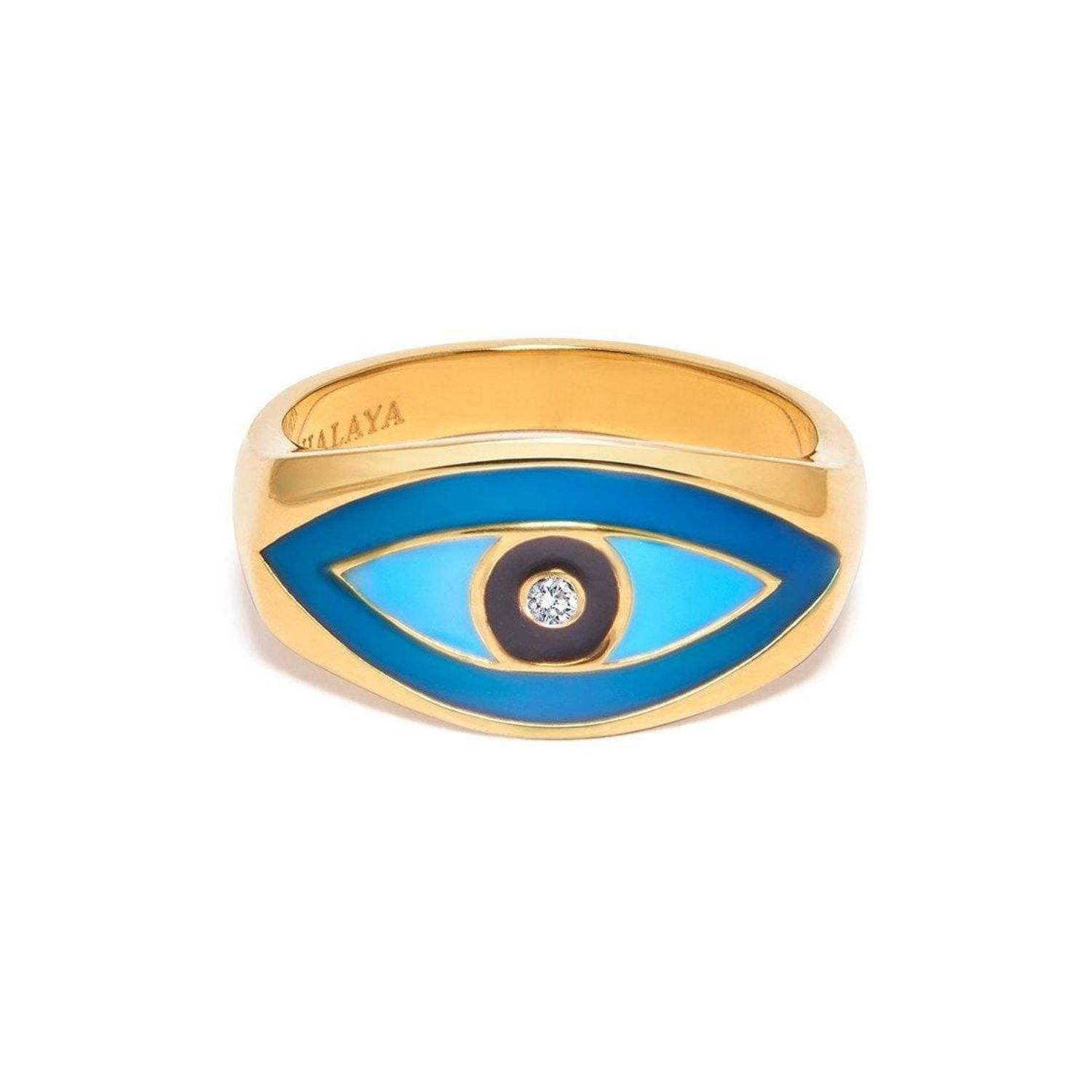 Women's Gold Evil Eye Ring