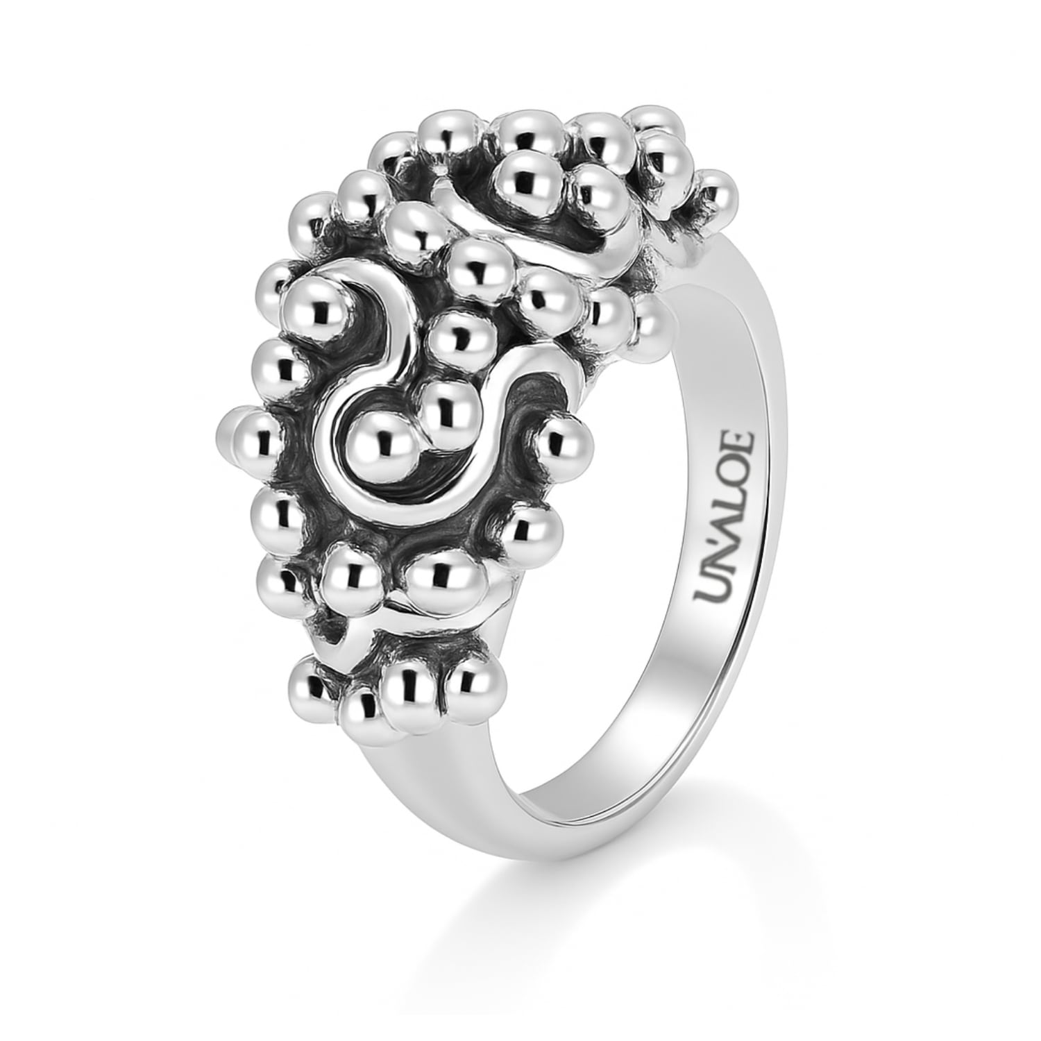 Women's Sterling Silver Ring – Ribes Design – Handmade Italian Jewelry Silver