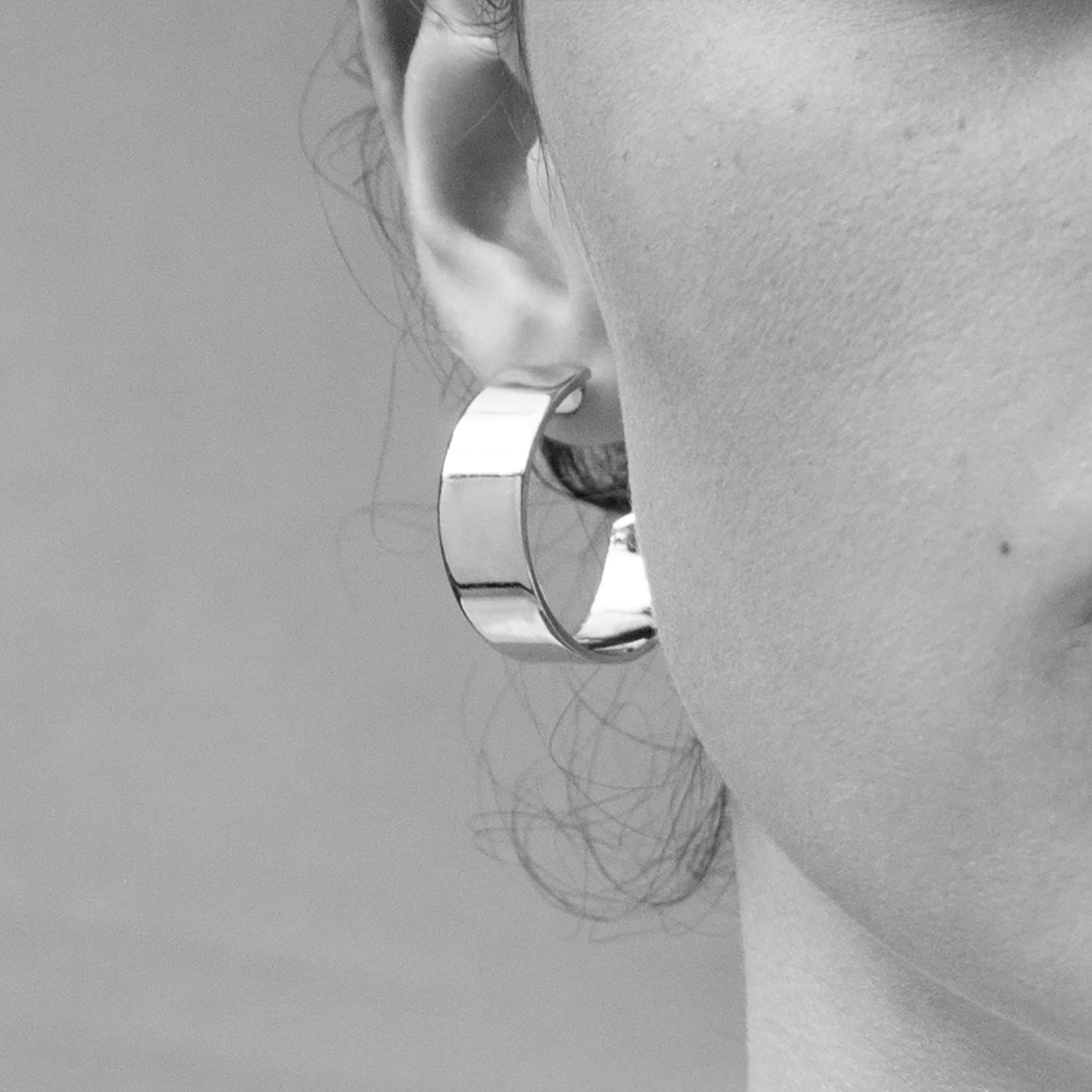 Liberty Hoops Small Silver