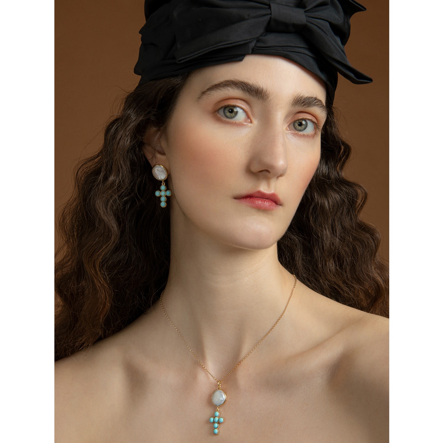 Hope Gold-Plated Turquoise Necklace