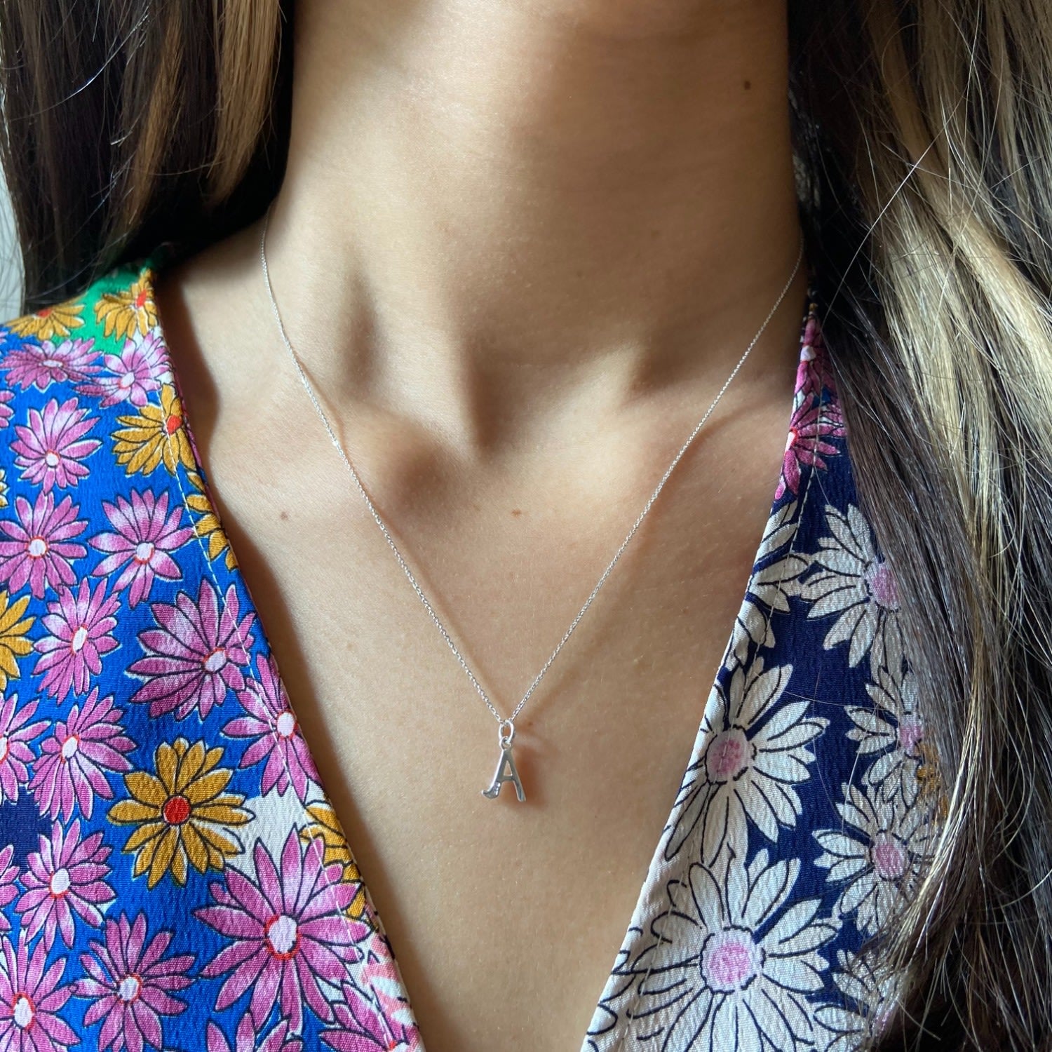 Audley Sterling Silver Alphabet Pendant