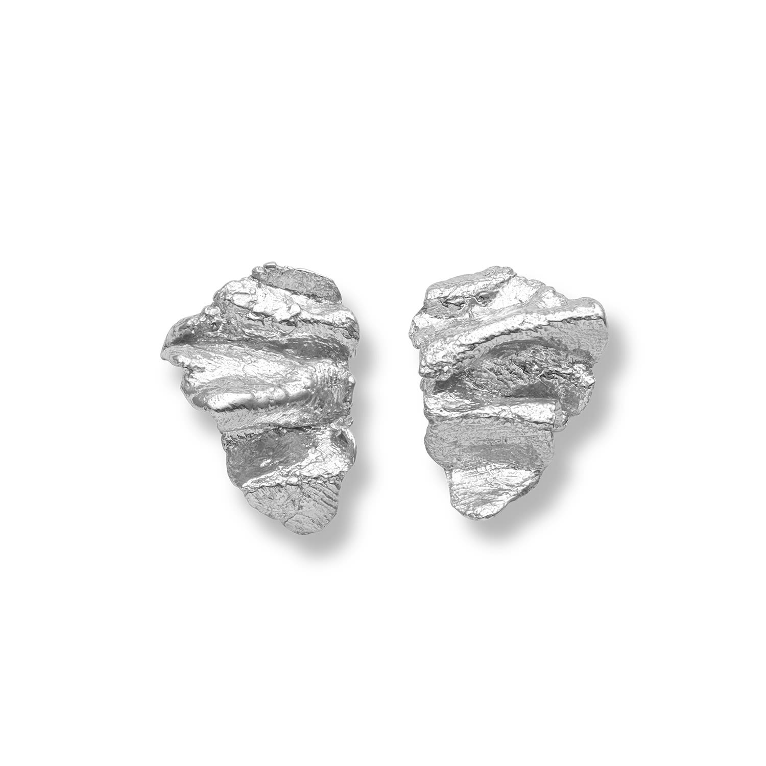 Artemis Wave Earrings Silver
